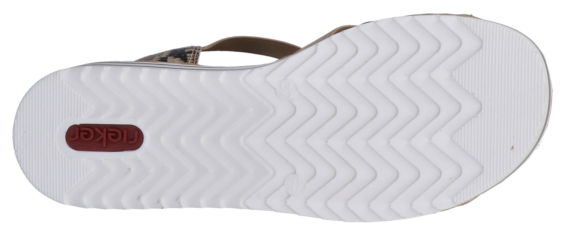 Rieker Riemchensandale  Sommerschuh, Sandalette, Keilabsatz, mit sommerlicher Verzierung