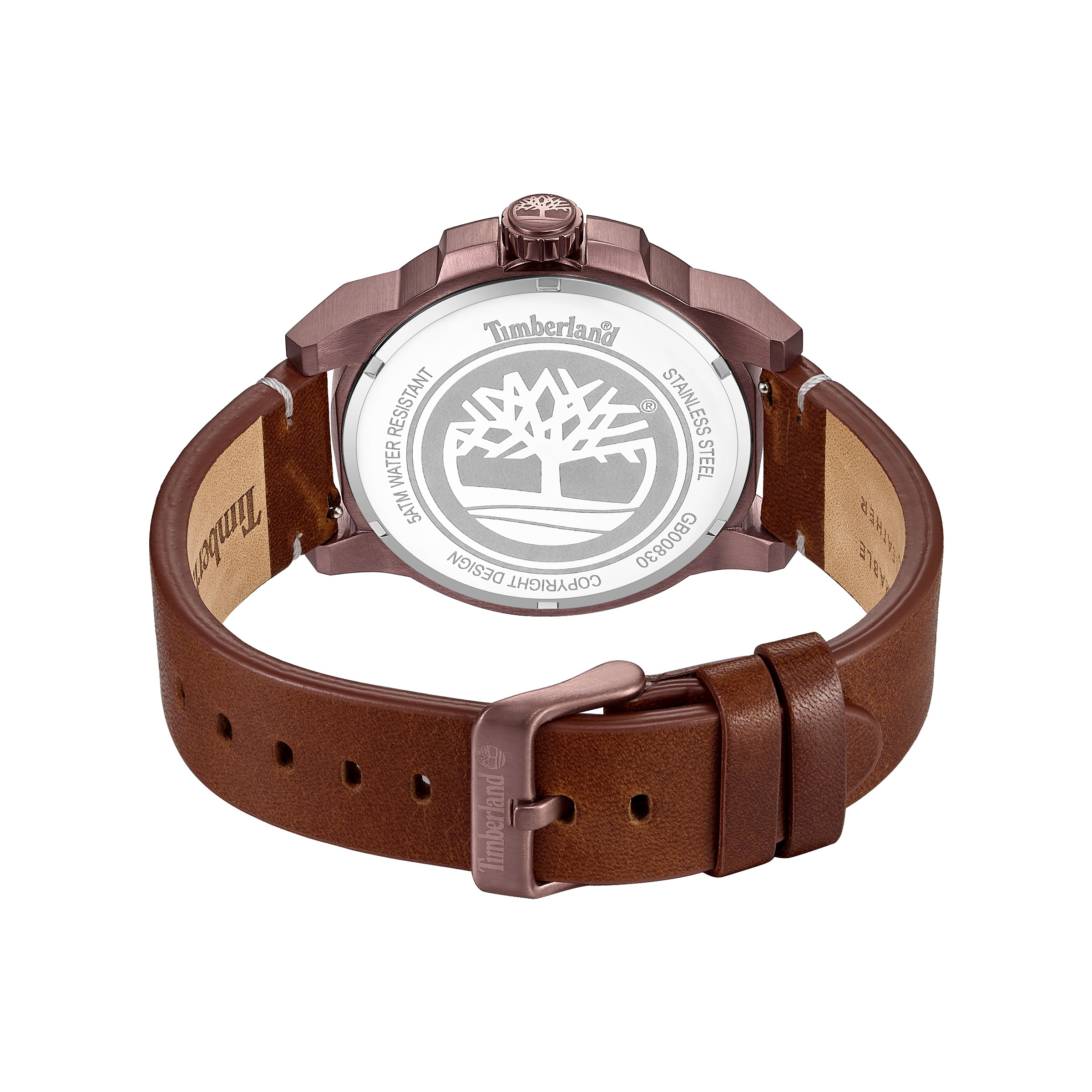 Timberland Quarzuhr »Mohegan« Armbanduhr, Herrenuhr, Lederarmband, analog, Tag