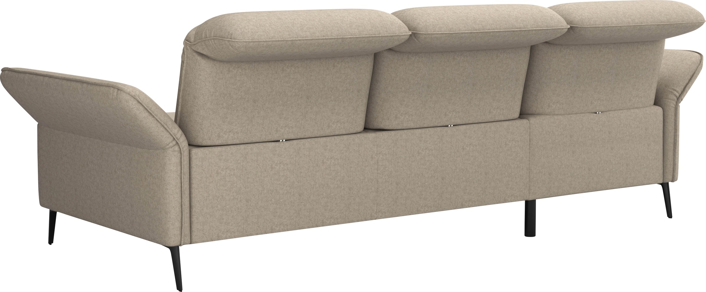 sit&more Ecksofa »Emely, inkl. Sitztiefenverstellung«, wahlweise mit Bettfunktion,Bettkasten,Kopf- & Armteilverstellung