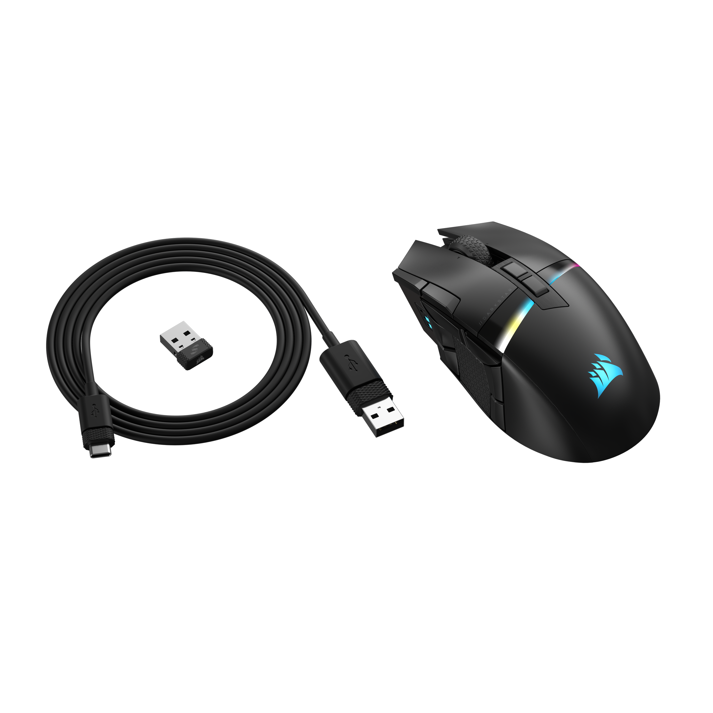 Corsair Gaming-Maus »DARKSTAR WIRELESS«, Bluetooth, Seitencluster kaufen Rechnung auf 6-Tasten