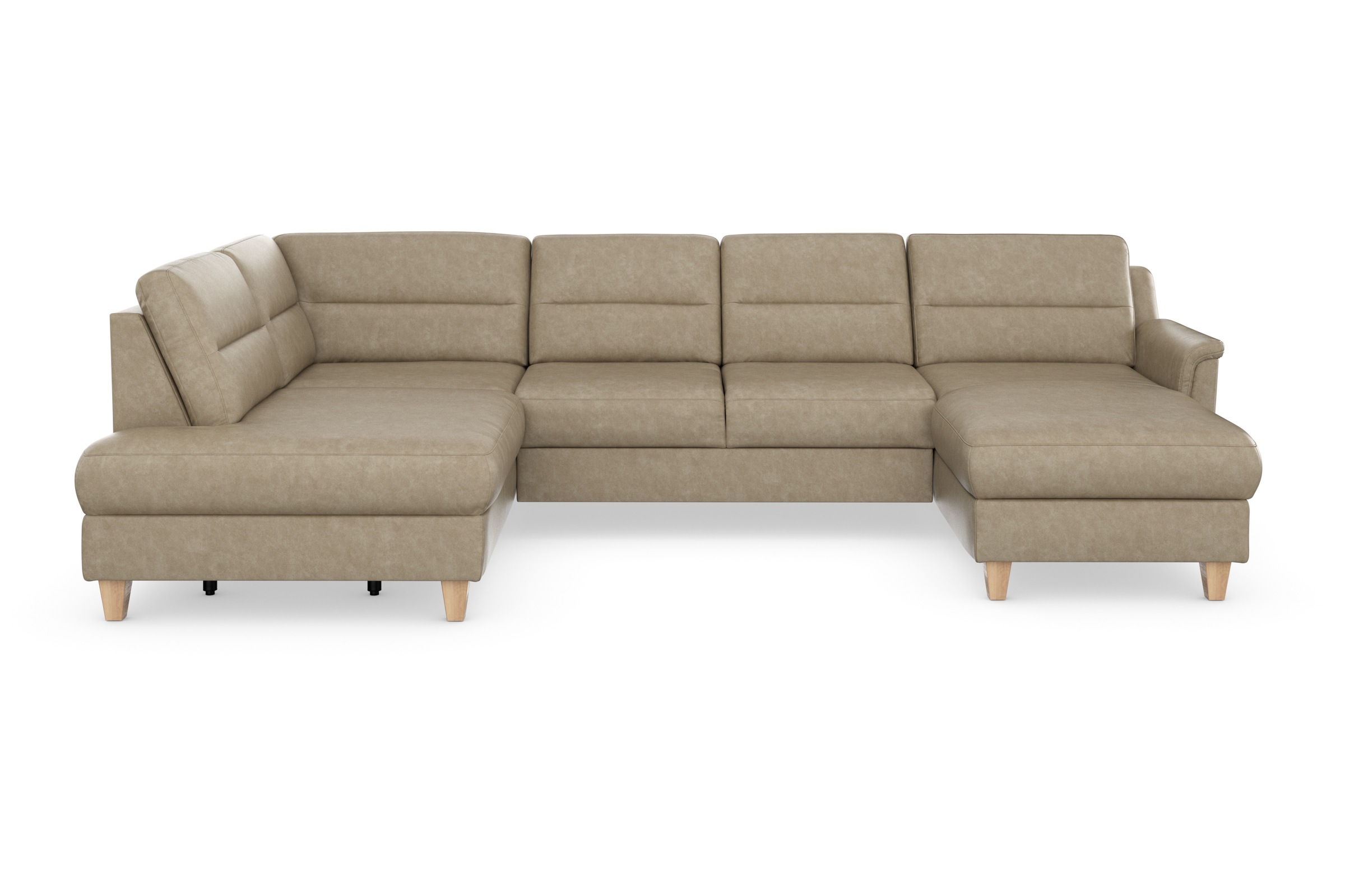 sit&more Wohnlandschaft »Farö U-Form«, inklusive Federkern, wahlweise mit Bettfunktion und Bettkasten