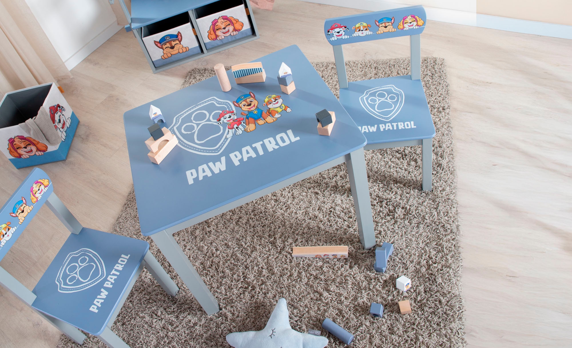 roba® Kindersitzgruppe »Paw Patrol«, (Set), mit Tisch und Stuhl