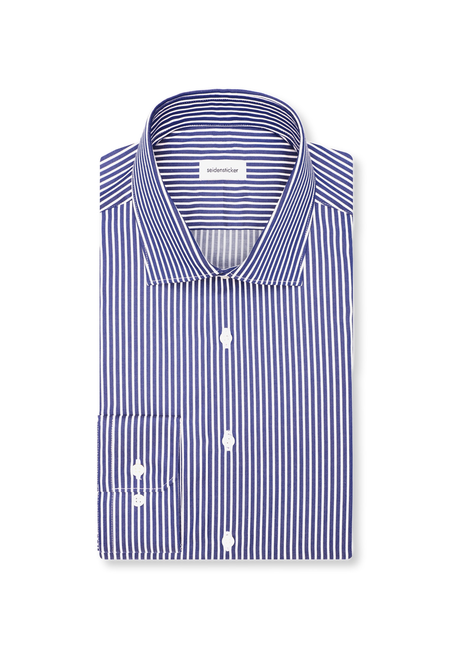 seidensticker Businesshemd »Schwarze Rose« Slim 1/1 Kentkragen Gestreift