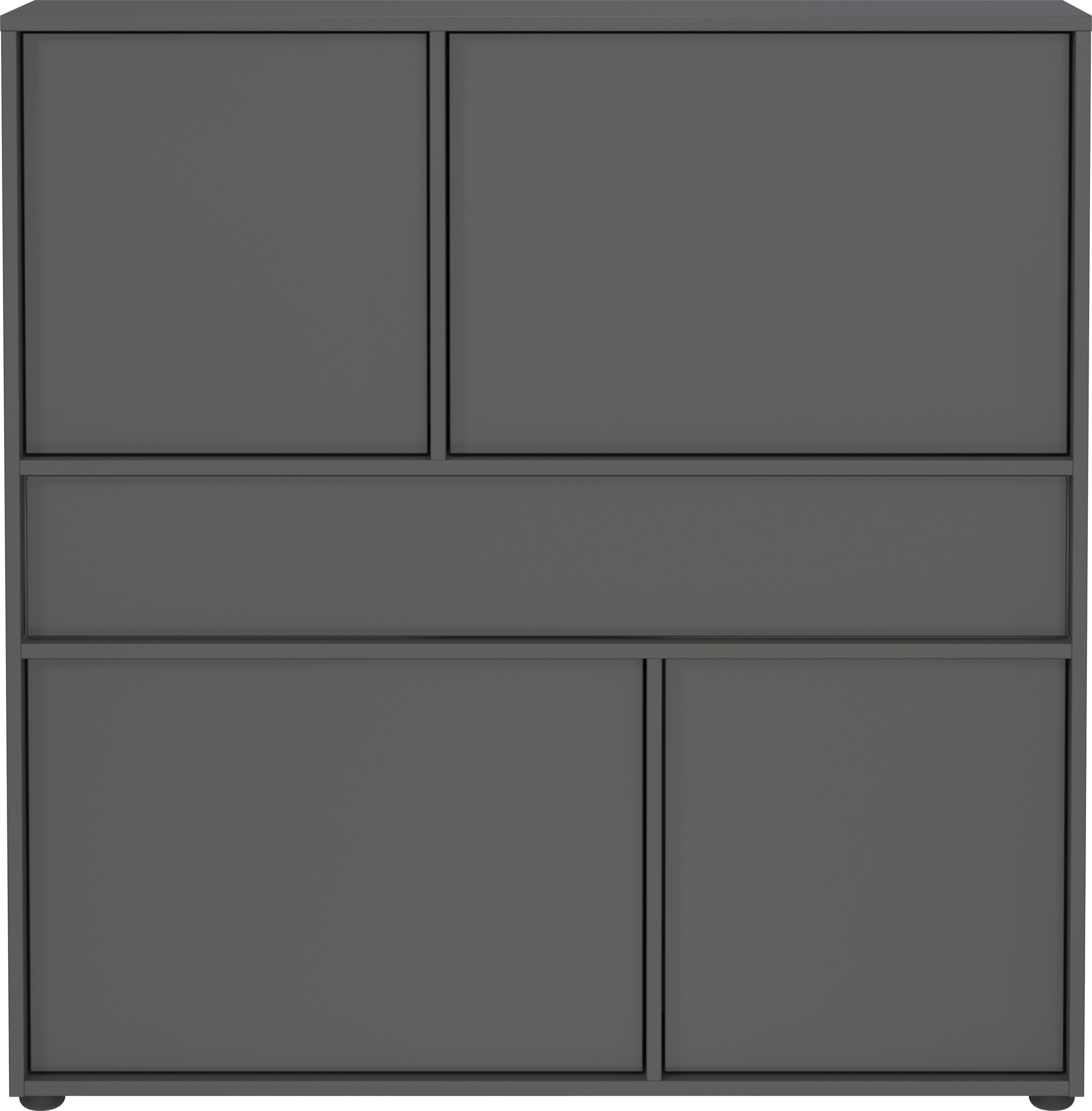 GERMANIA Mehrzweckschrank »Ameca 2.0«, stehend montierbar; Flurschrank in geringer Tiefe, Breite 105 cm
