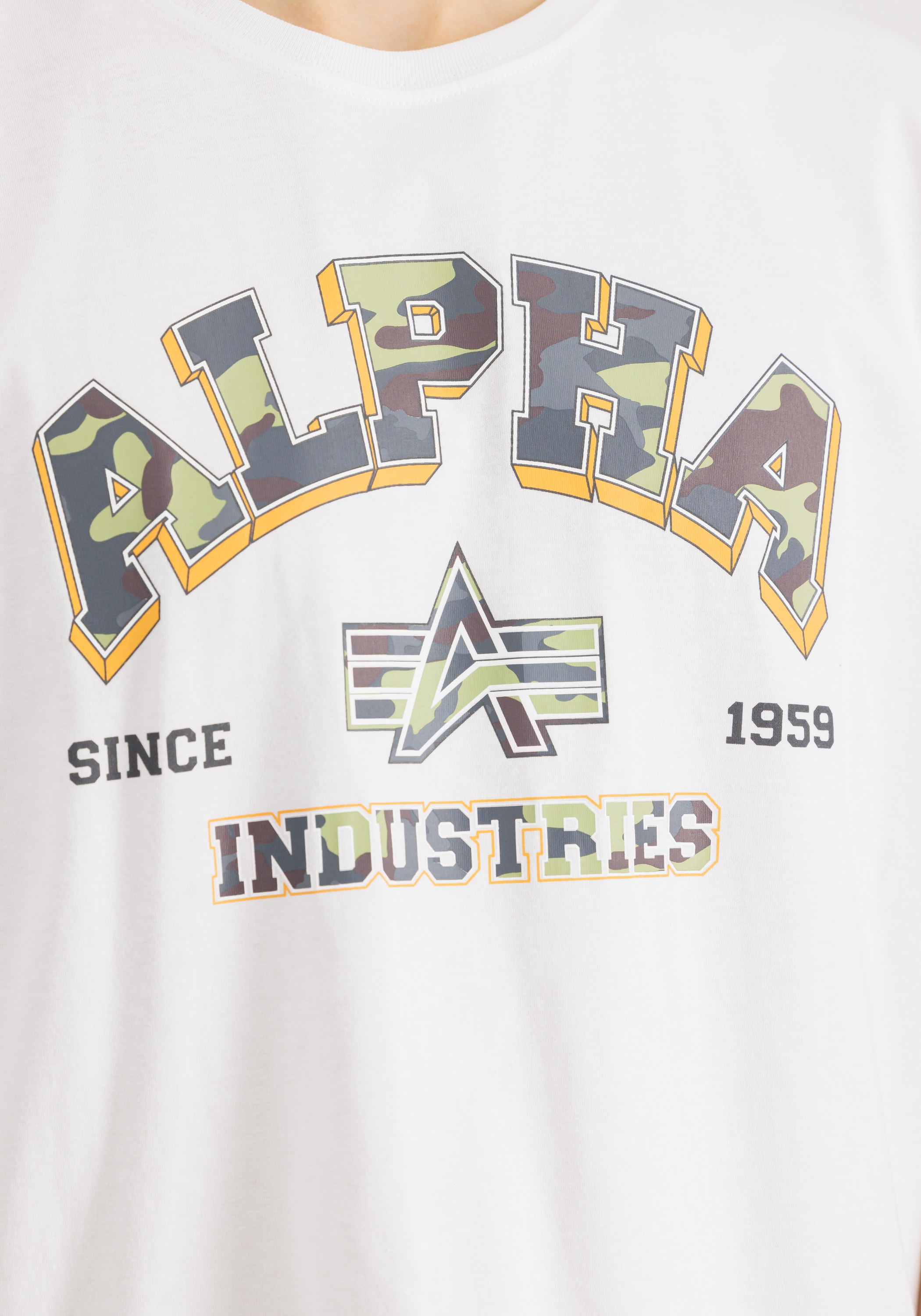 Alpha Industries T-Shirt »Alpha Industries Men - T-Shirts College Camo T«