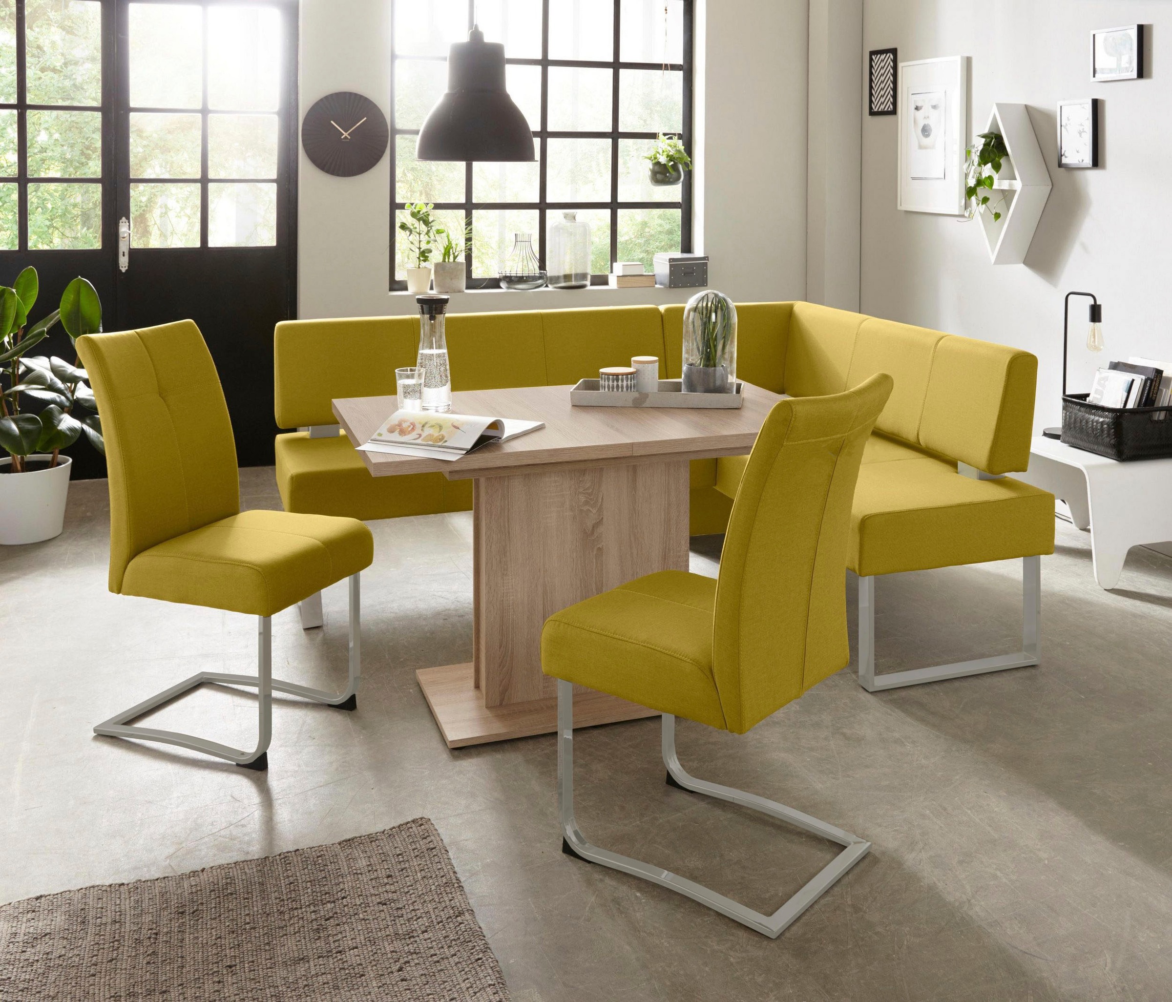 Home affaire Freischwinger »Rab«, (Set), 2 St., Webstoff, Bezug in verschie günstig online kaufen