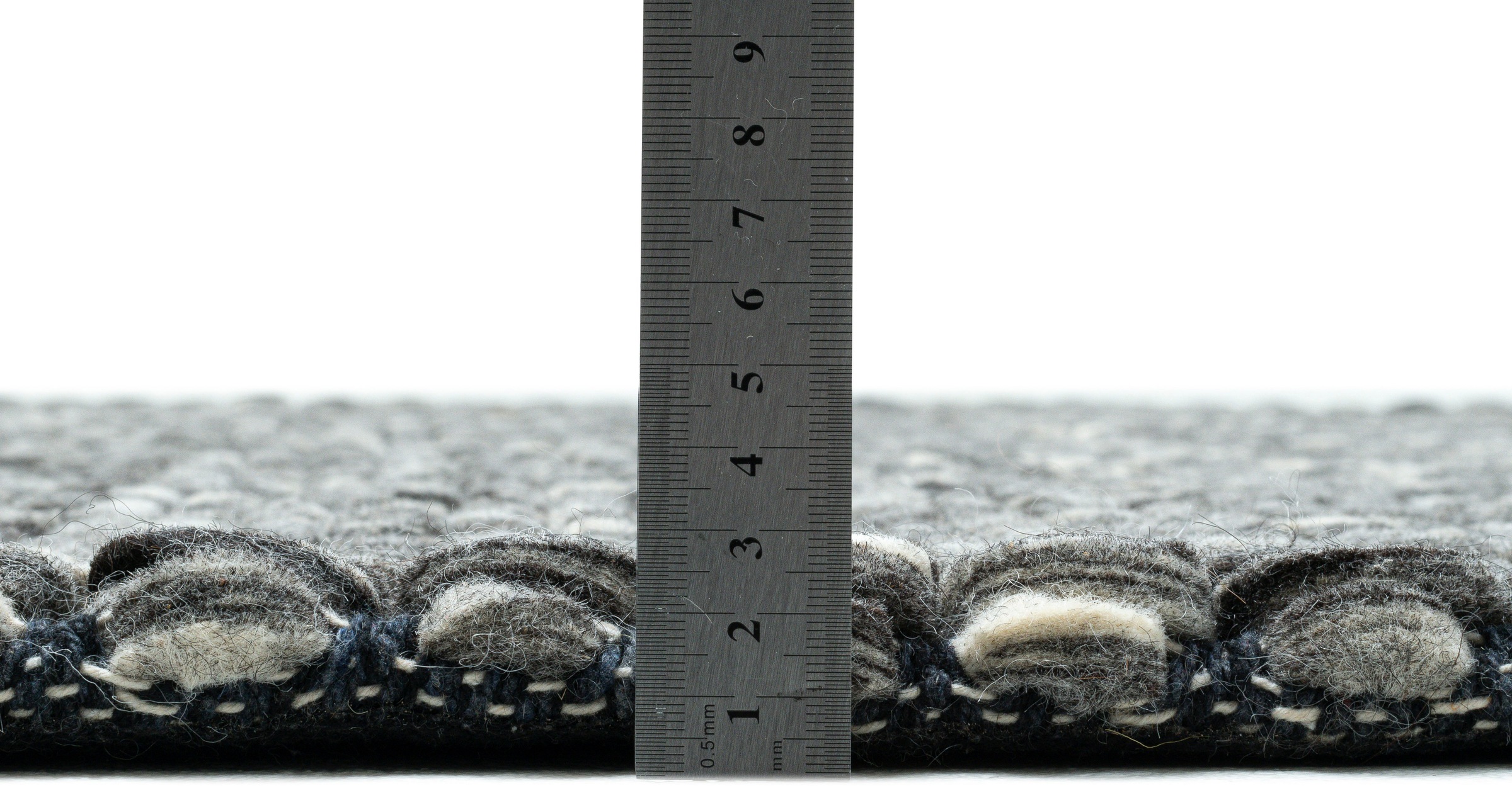 THEKO Wollteppich »Arlberg«, rechteckig, 23 mm Höhe, reine Wolle, Strickoptik, ideal im Wohnzimmer & Schlafzimmer