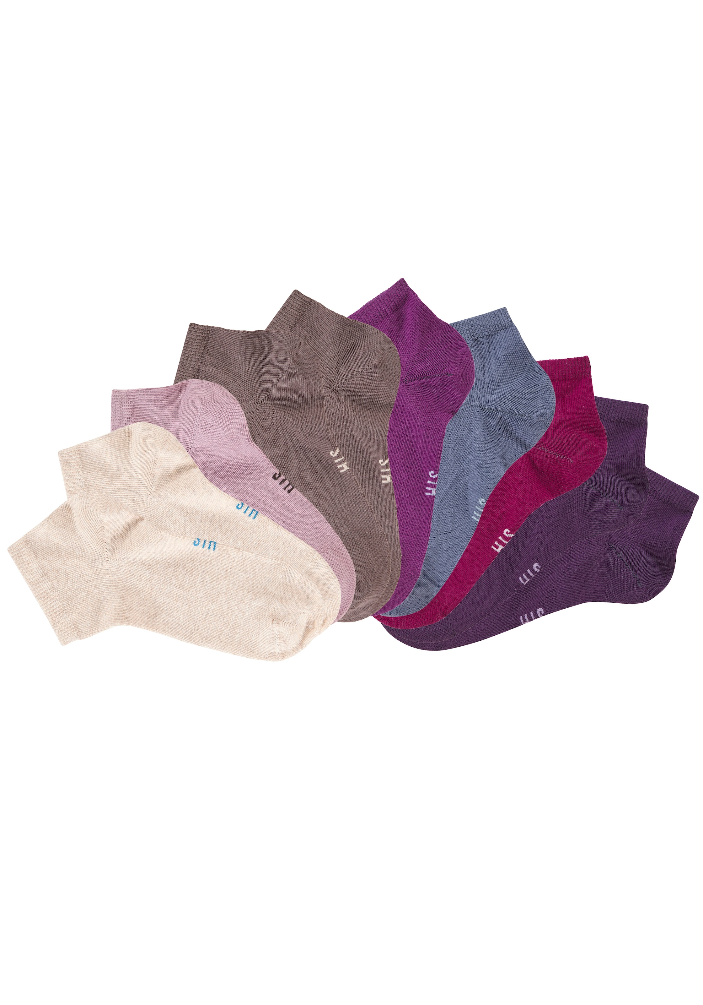 H.I.S Basicsocken Packung, 20 Paar tlg. zwei Längen im Kombi Pack