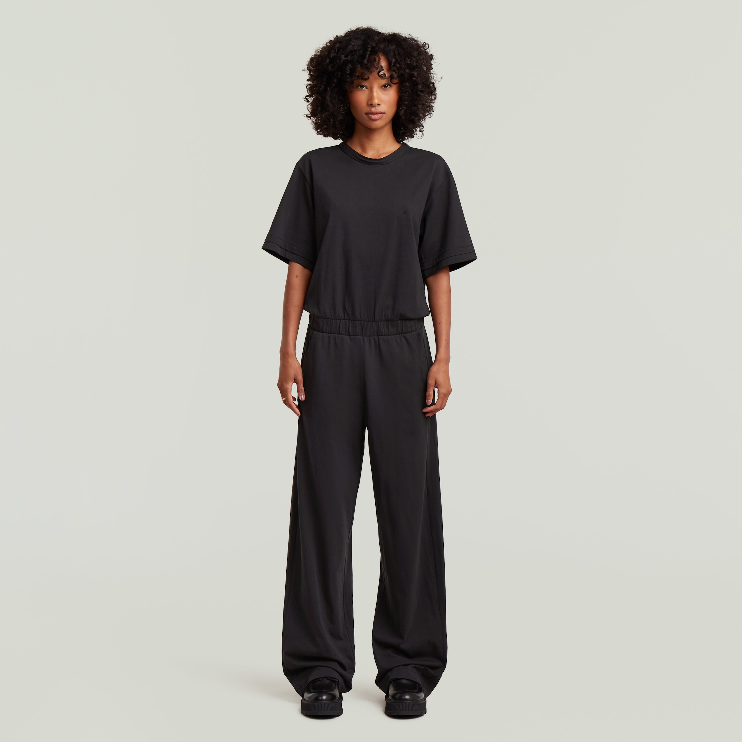 G-STAR Jumpsuit »Jersey Jumpsuit Wmn« mit elastischem Bund