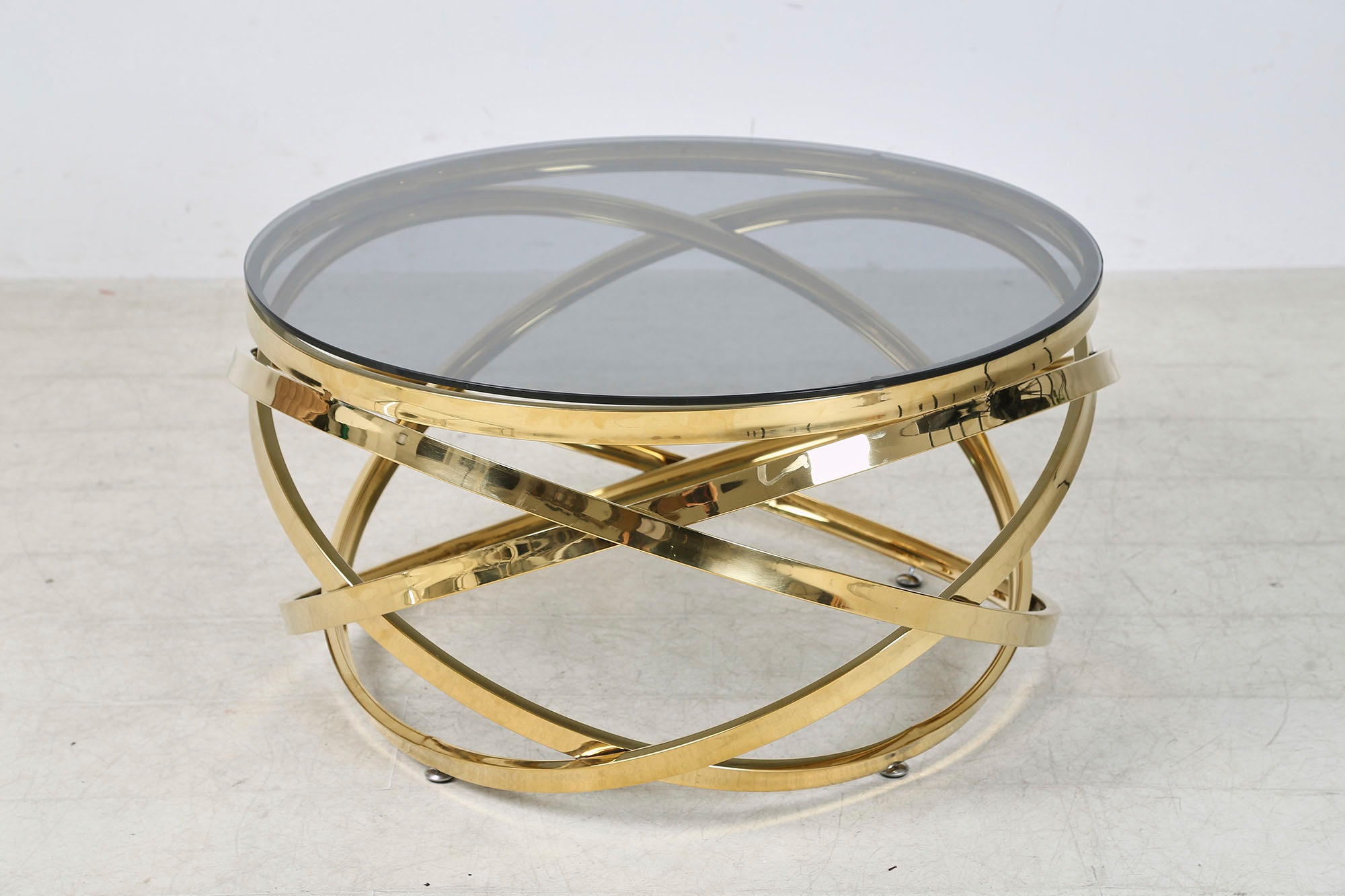 SalesFever Couchtisch »mit Design-Gestell in Stainless Steel für stilvolles günstig online kaufen