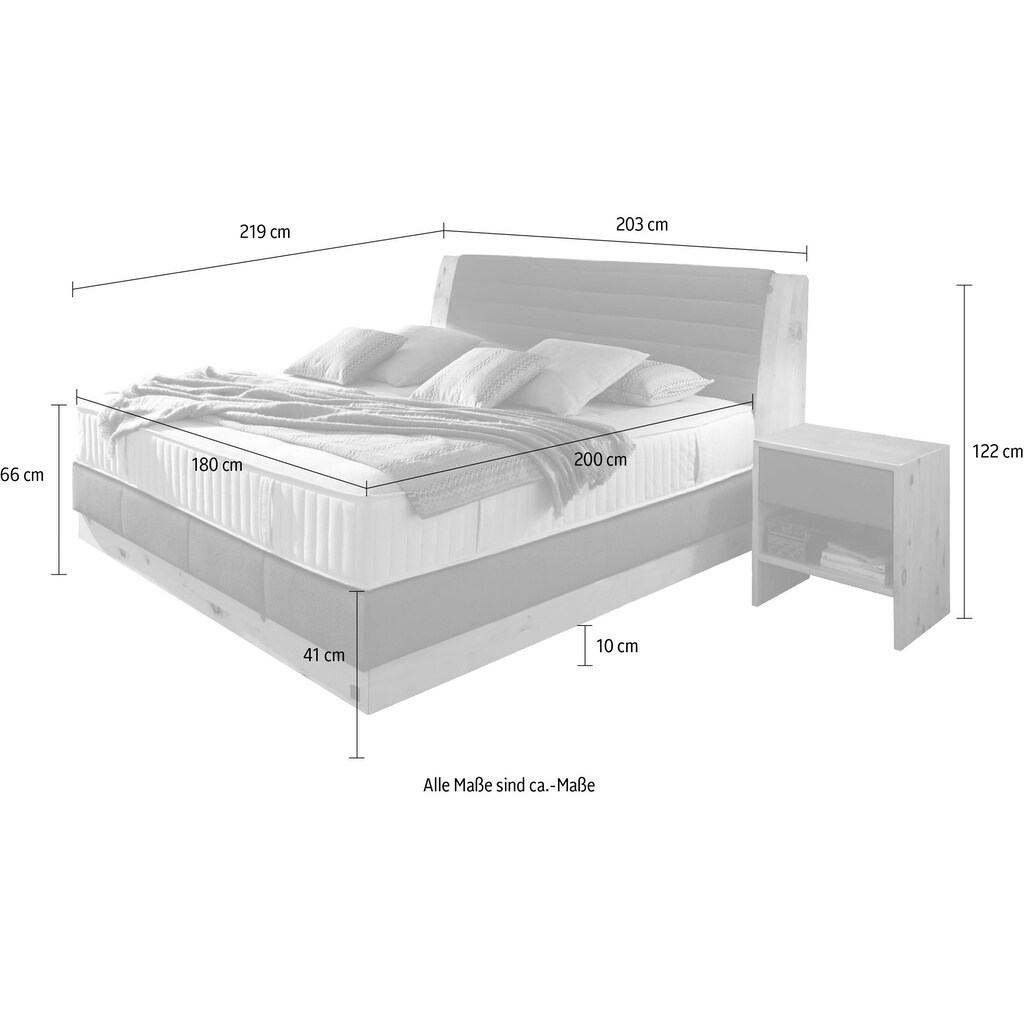 ADA premium Boxspringbett »Chalet«