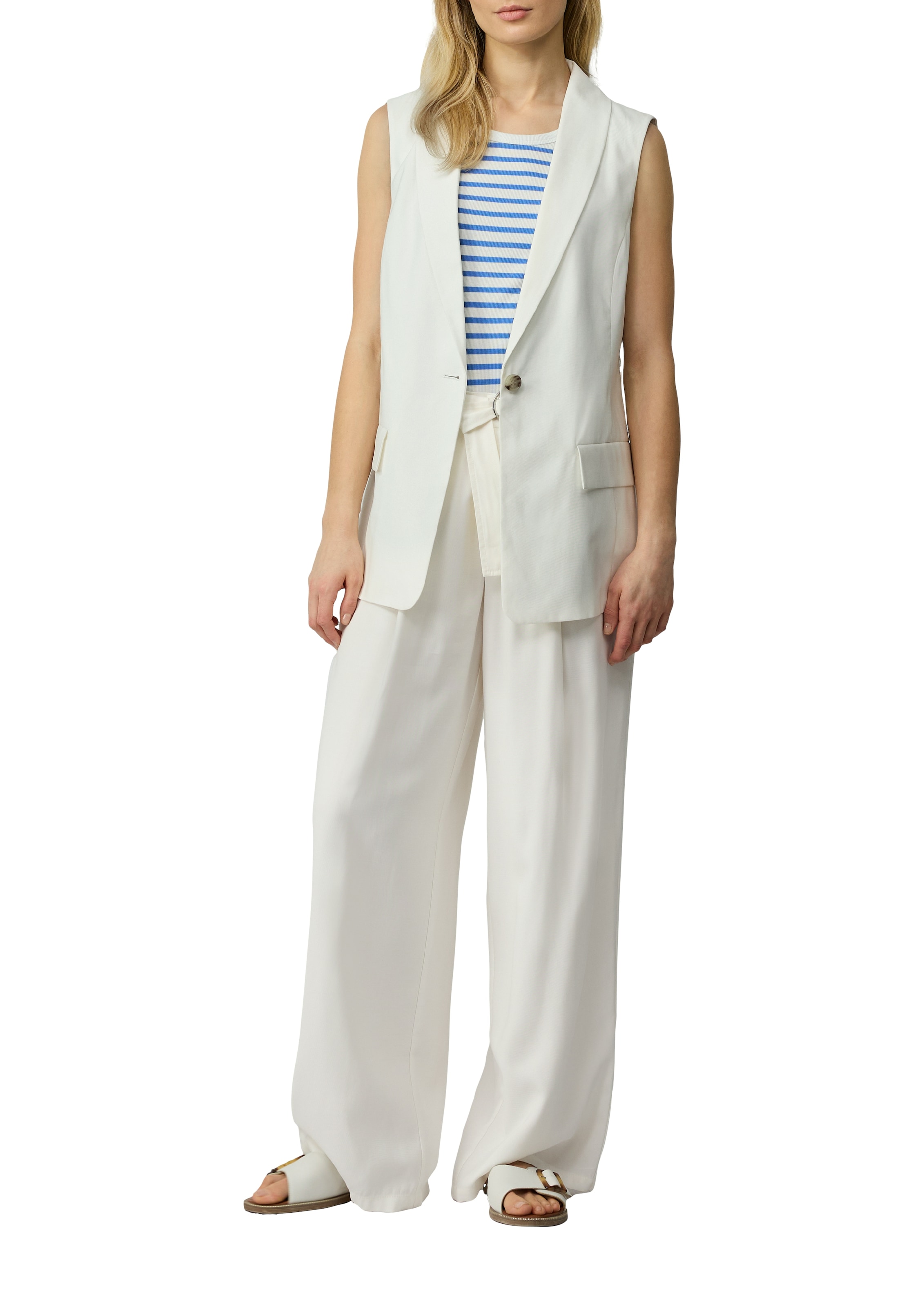 s.Oliver Longweste, mit Twill-Struktur