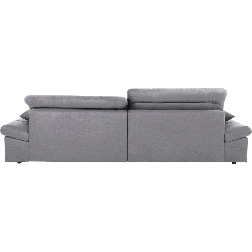Mr. Couch Big-Sofa »Biarritz«, Wahlweise mit Kopfteilverstellung und RGB-LED-Beleuchtung