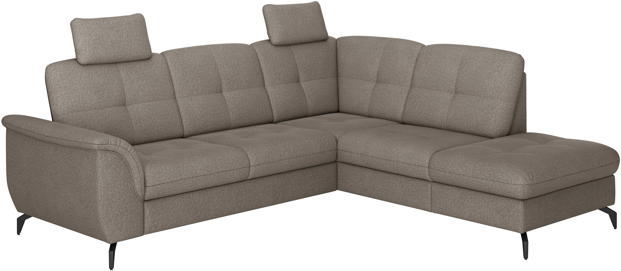 sit&more Ecksofa »Zora L-Form«, wahlweise mit Bettfunktion und Bettkasten