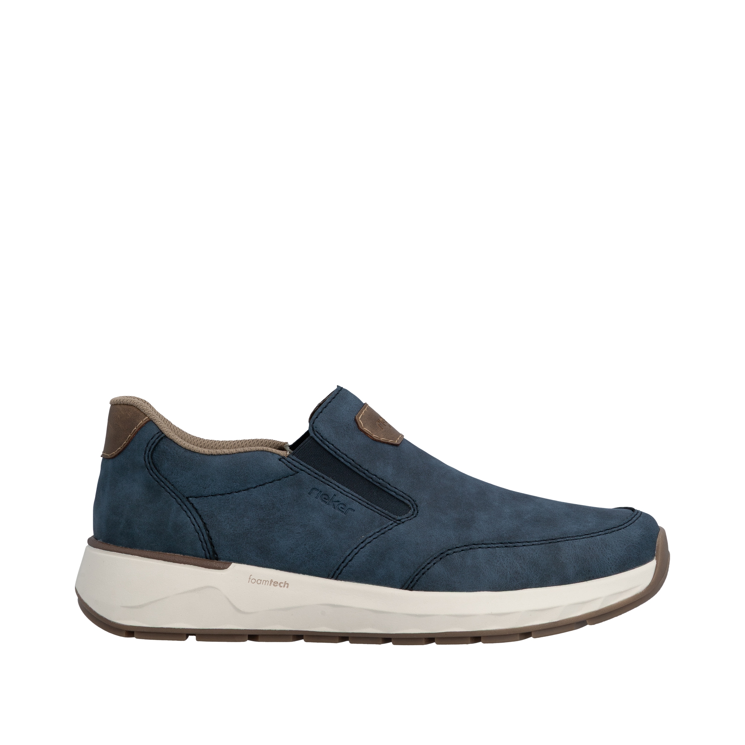 Rieker Slip-On Sneaker  Slipper, Schlupfschuh, Freizeitsneaker, Halbschuh mit Stretcheinsätze