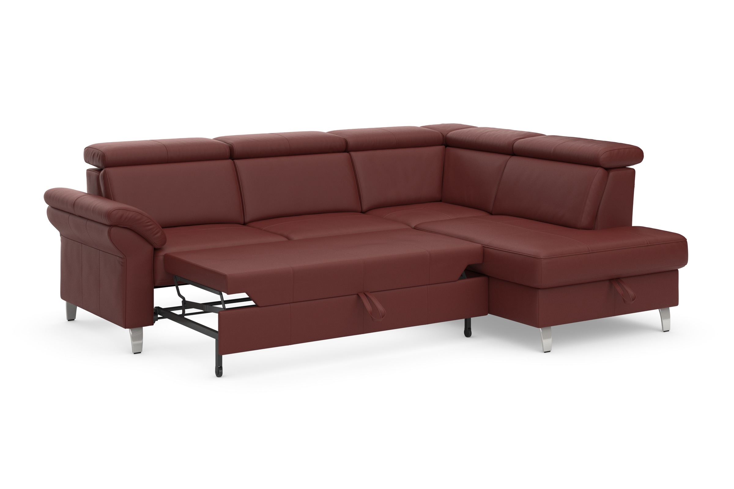 sit&more Ecksofa, inklusive Kopfteilverstellung, wahlweise mit Bettfunktion und Bettkasten