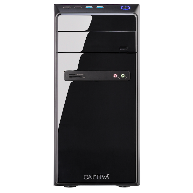 CAPTIVA Business-PC »Power-Starter I72-156« schwarz Windows 11 Home 64-bit