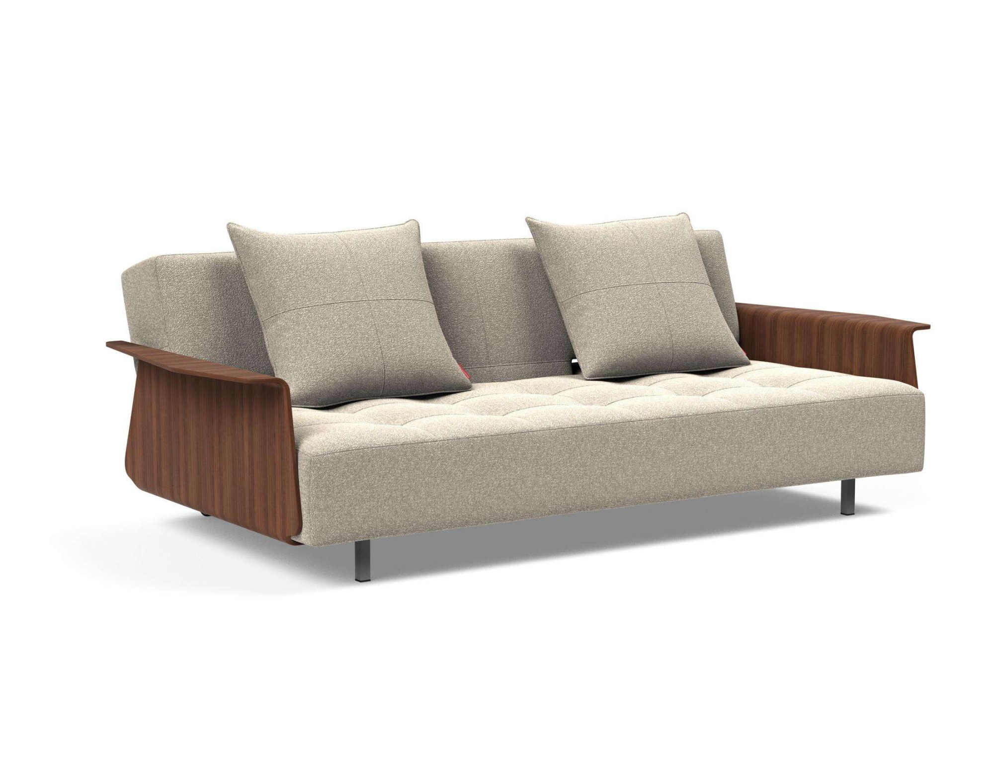 INNOVATION LIVING ™ Schlafsofa »Longhorn, Gästebett, Couch, Tagesliege, Bettsofa,«, Schlaf-, Relax-, oder Sitzposition, Armlehnen, Liegefläche 140x200 cm