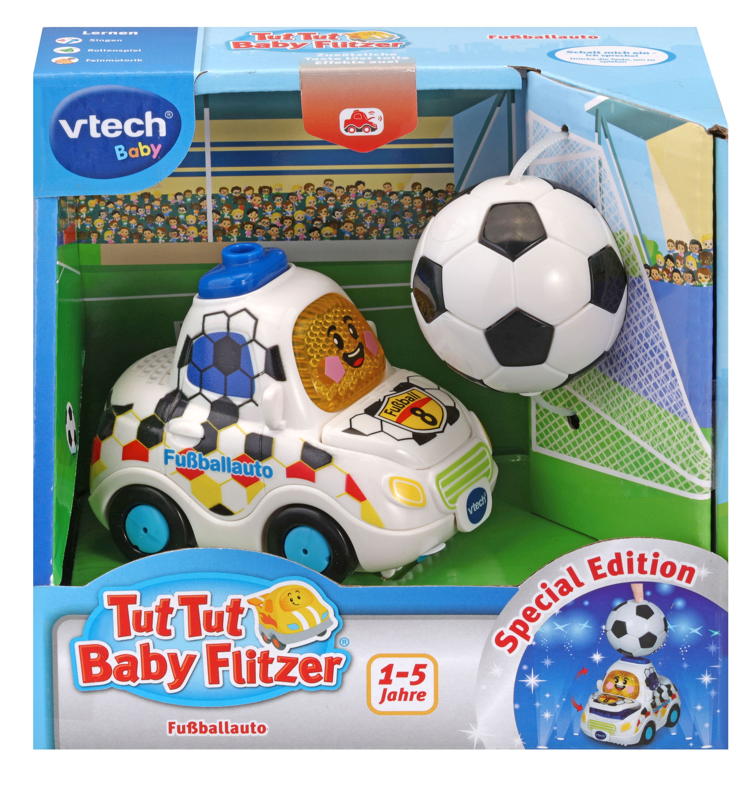 Vtech® Spielzeug-Auto »Tut Tut Baby Flitzer, Special Edition Fußballauto« mit Licht und Sound