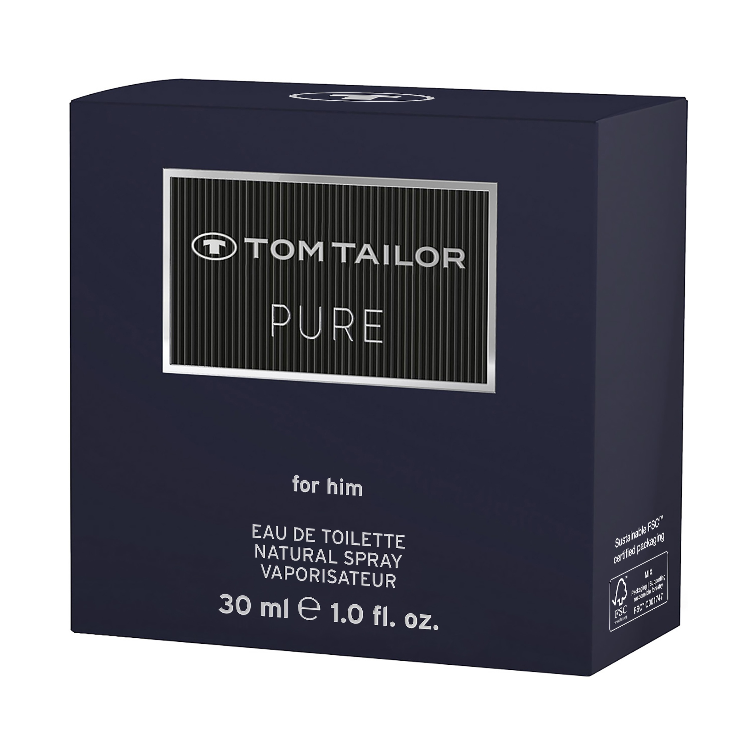 TOM TAILOR Eau de Toilette »PURE FOR HIM« EdT 30 ml Man