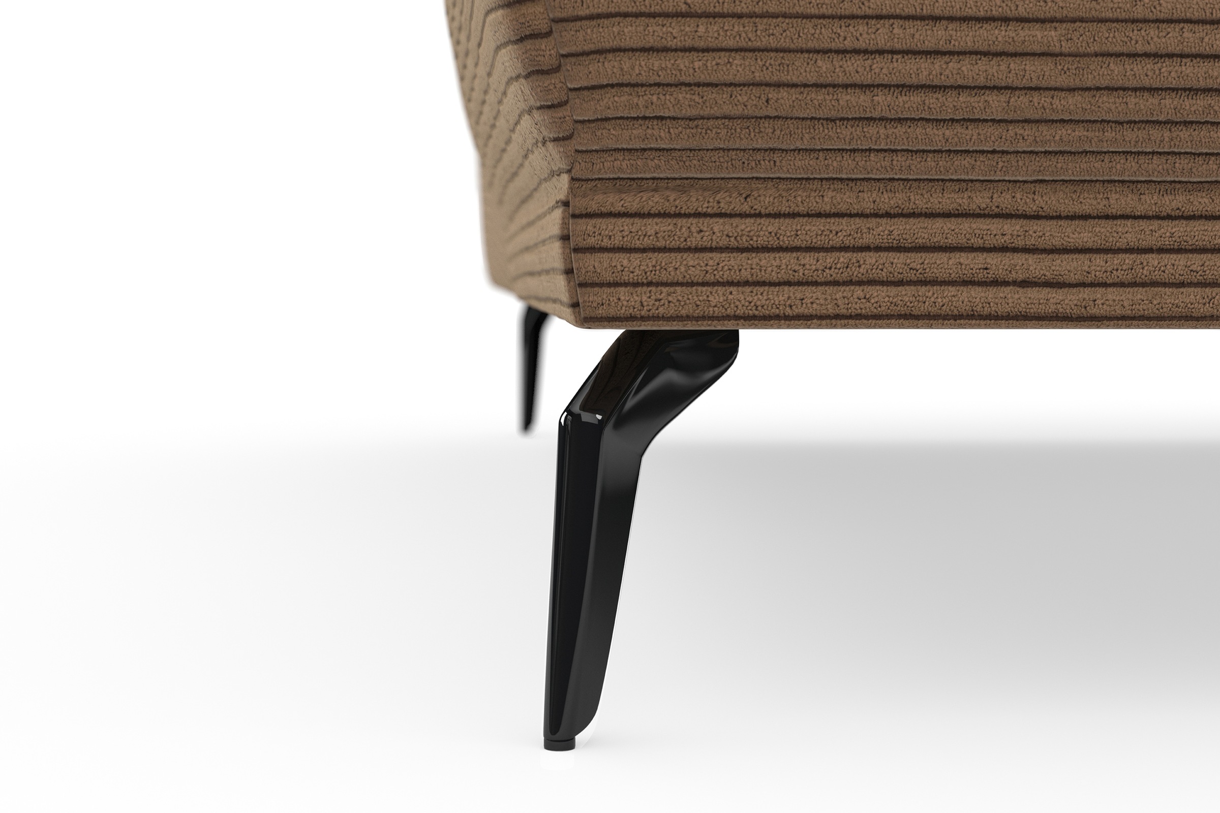 INOSIGN Ecksofa »Coco L-Form«, Sitztiefen-, Arm- und Kopfteilverstellung, Cord-Bezug, Fußhöhe 15 cm