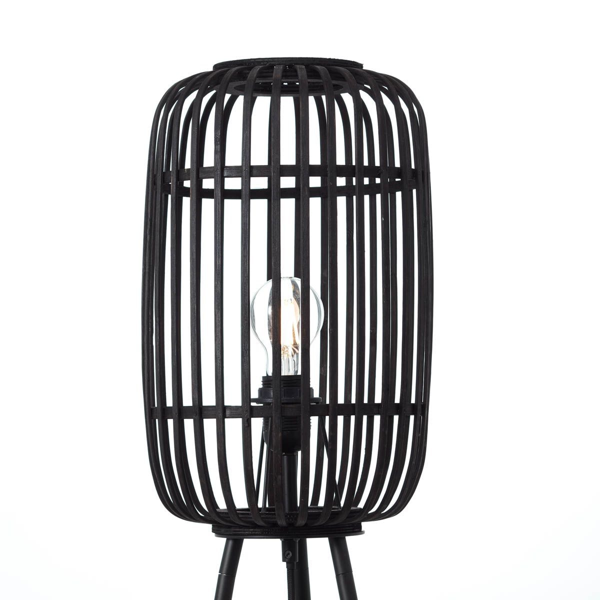 Brilliant Stehlampe »Woodrow«, 1 flammig-flammig, Metall/Bambus, E27, holz cm, cm dunkel/schwarz 45 bestellen Ø Höhe, online 130