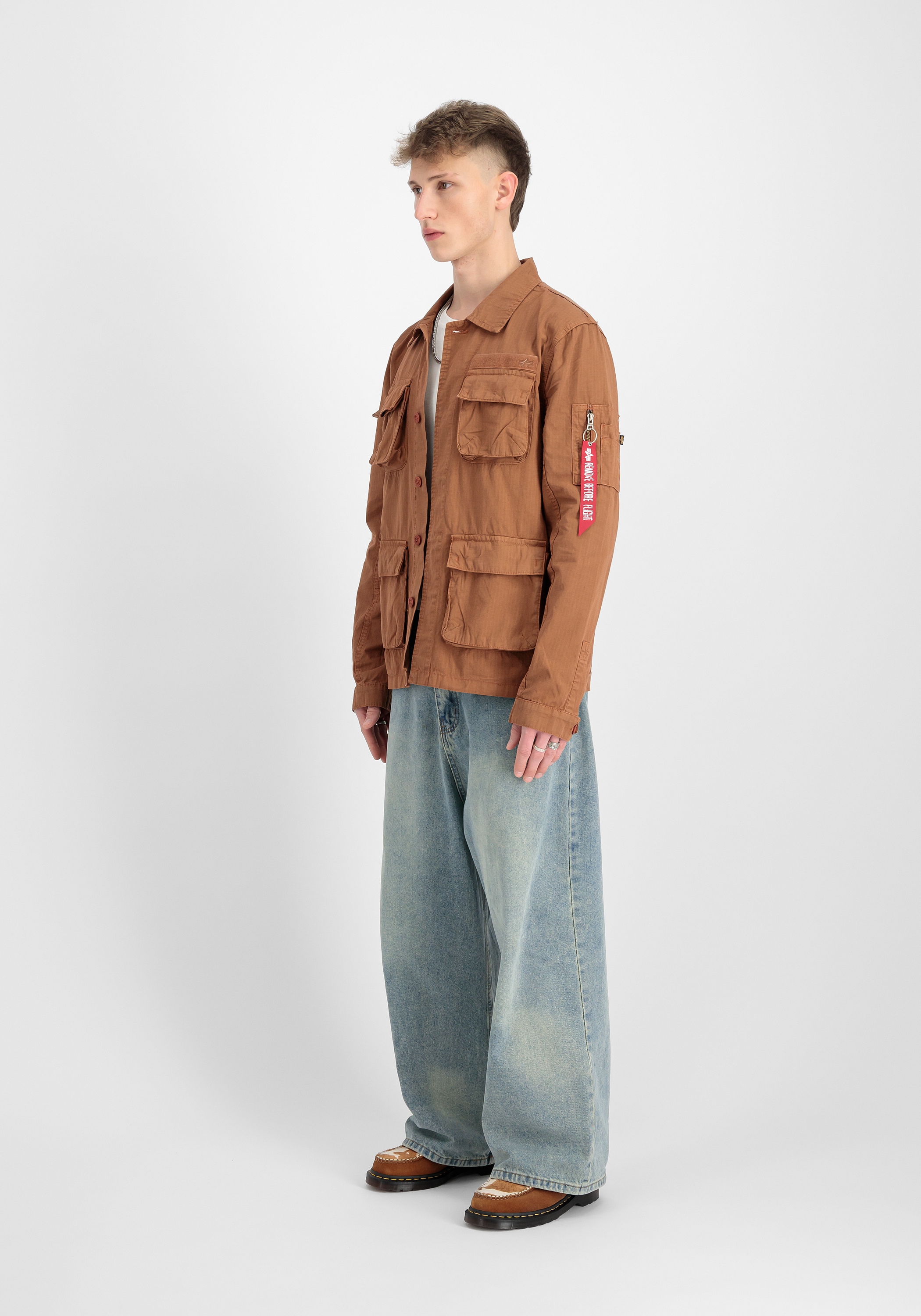 Alpha Industries Hemdjacke »Alpha Industries Men - Overshirts Ripstop Cargo Overshirt«
