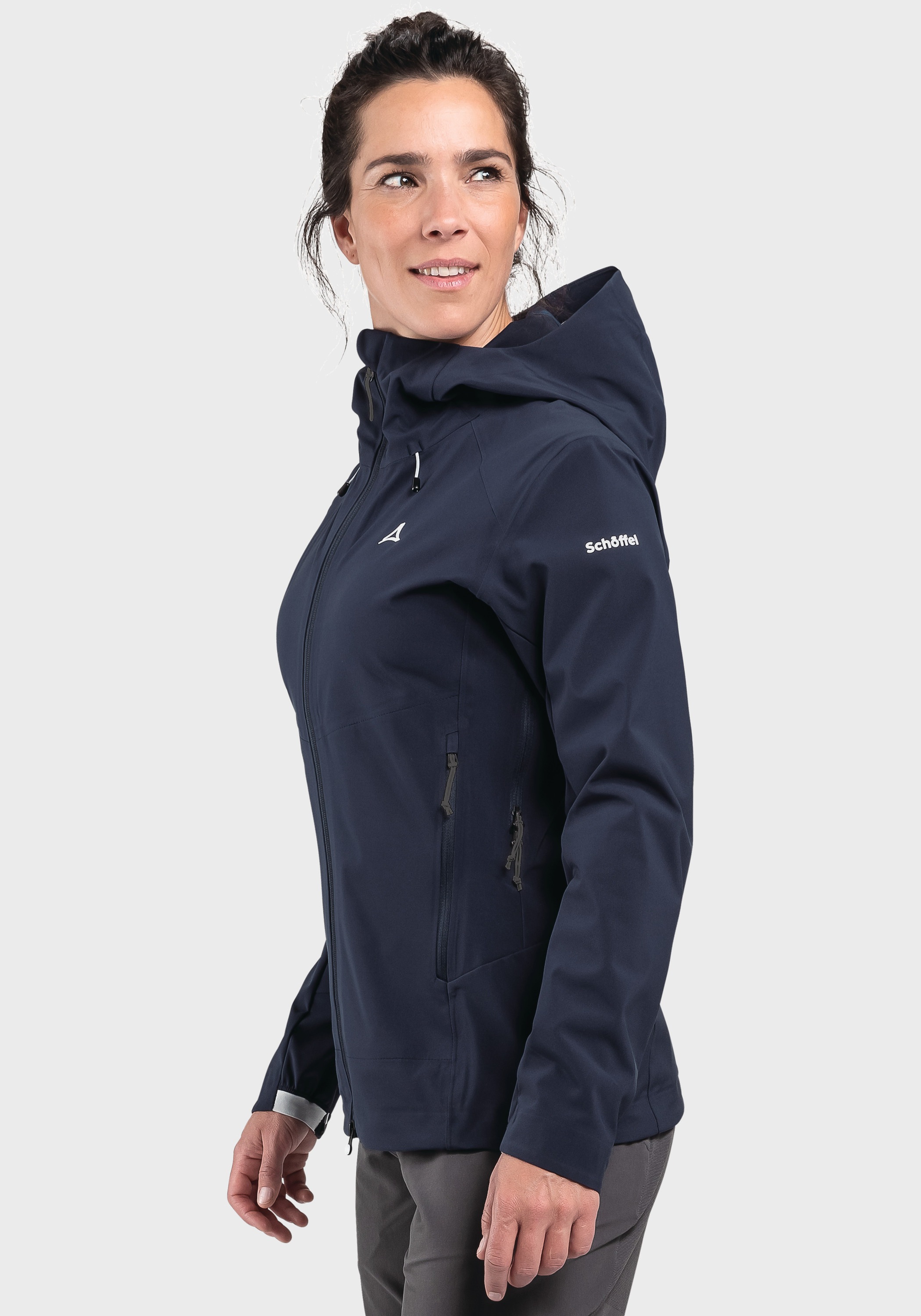 Schöffel Outdoorjacke »Softshell Jkt Mangart L«, mit Kapuze