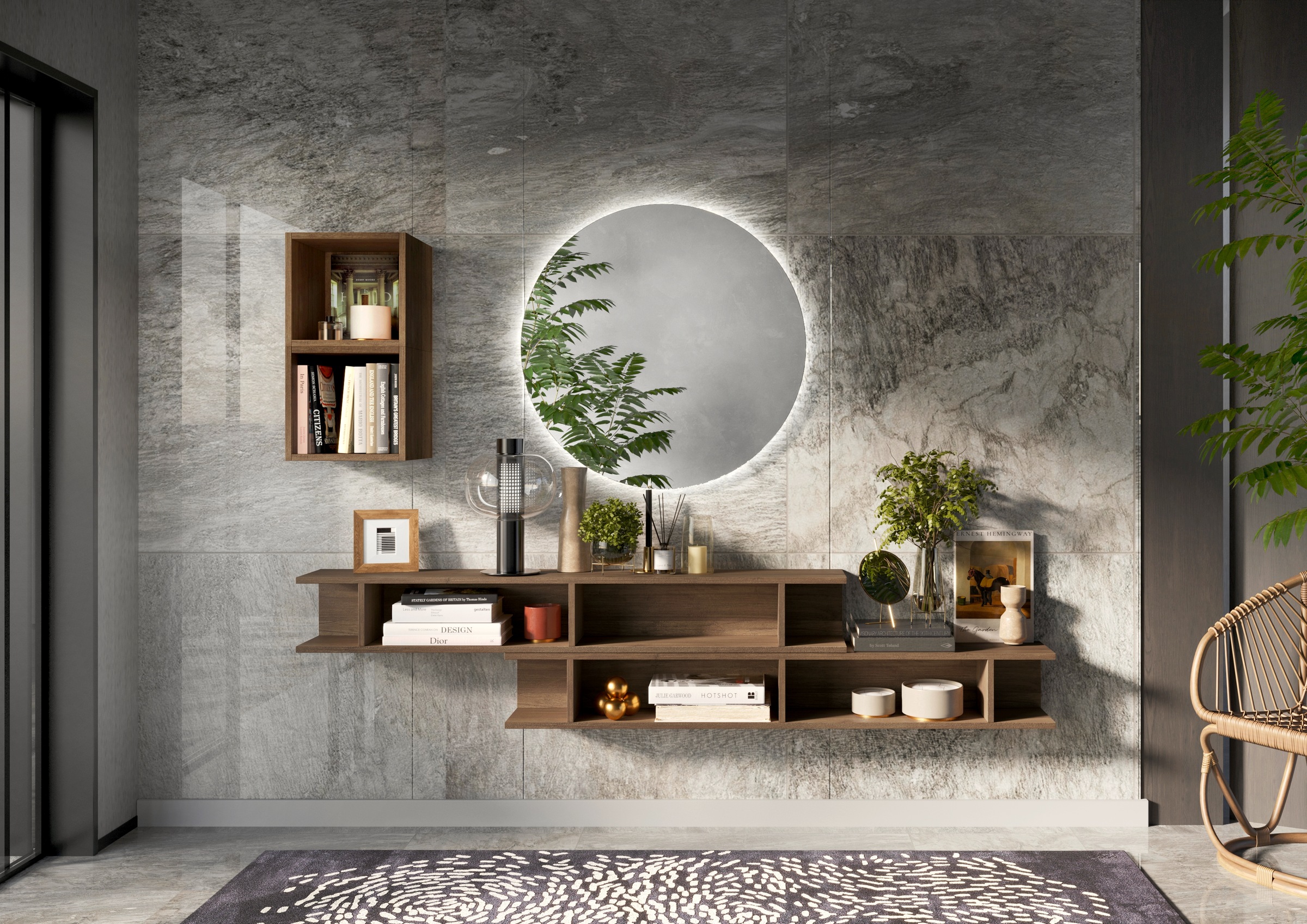 INOSIGN Garderoben-Set »Infinity, 4tlg. Breite 170 cm, Höhe variabel, moder günstig online kaufen