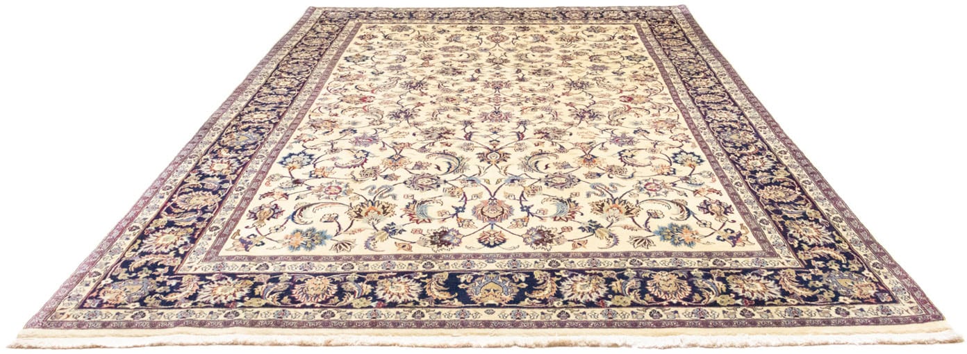 morgenland Wollteppich »Maschad Durchgemustert Beige chiaro 359 x 249 cm«, günstig online kaufen