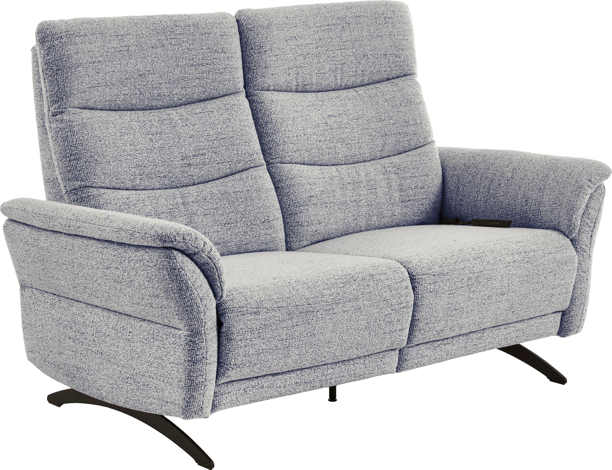 Home affaire 2-Sitzer »Aventis Sofa mit motorischer Relaxfunktion, Breite 161 cm« inkl. ergonomische Lehne, echter Rücken & saugroboterfreundliche Kufen