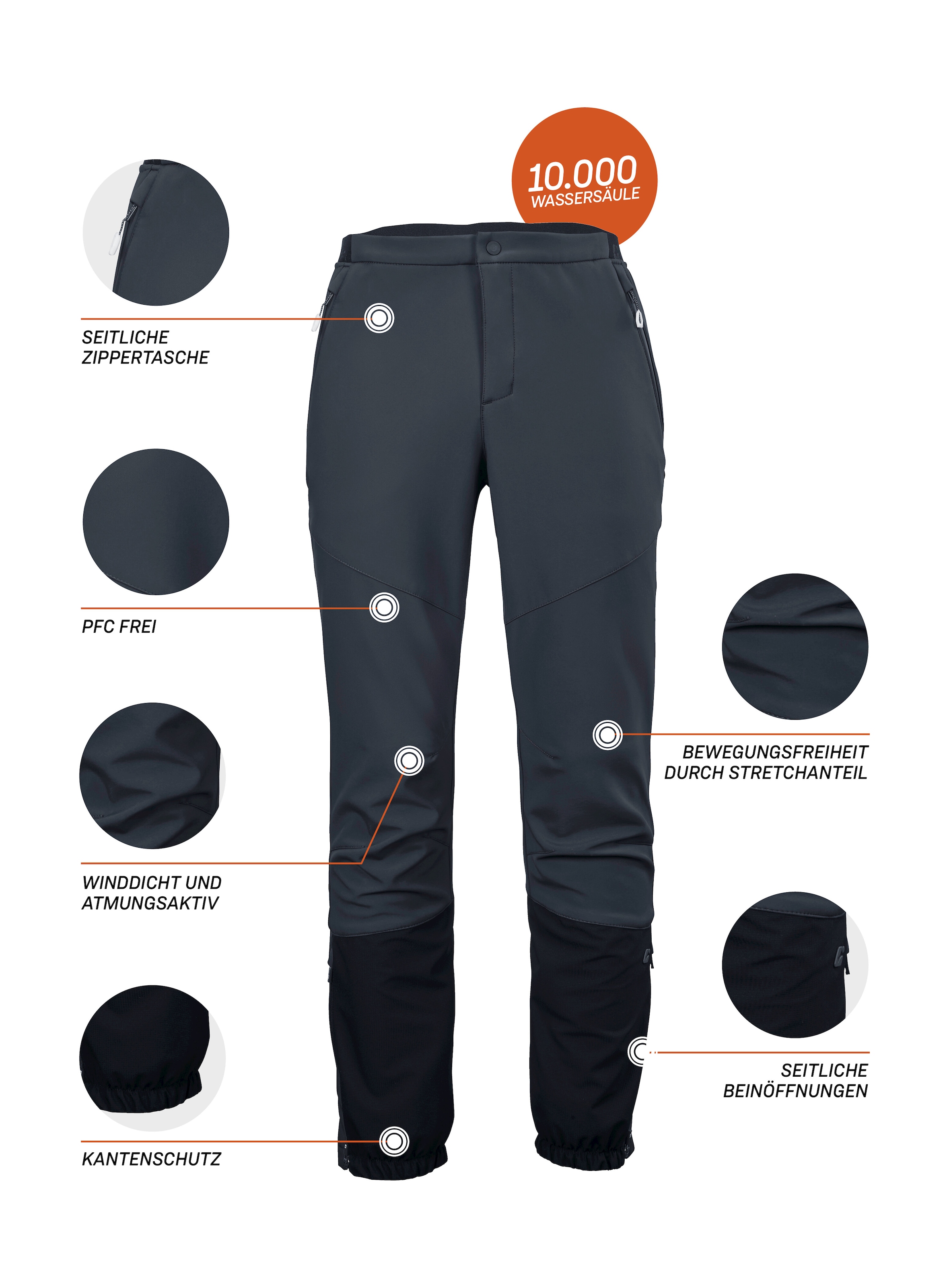 Killtec Softshellhose »KOW 94 MN SFTSHLL PNTS«