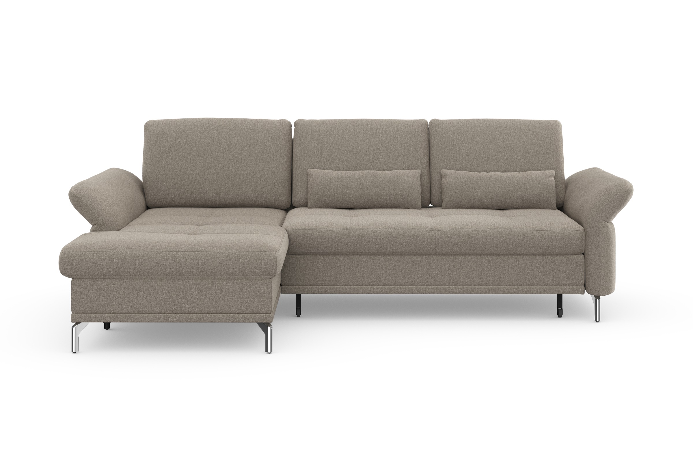 Home affaire Ecksofa »Palm Beach L-Form« Federkern, mit Sitztiefenverstellu günstig online kaufen