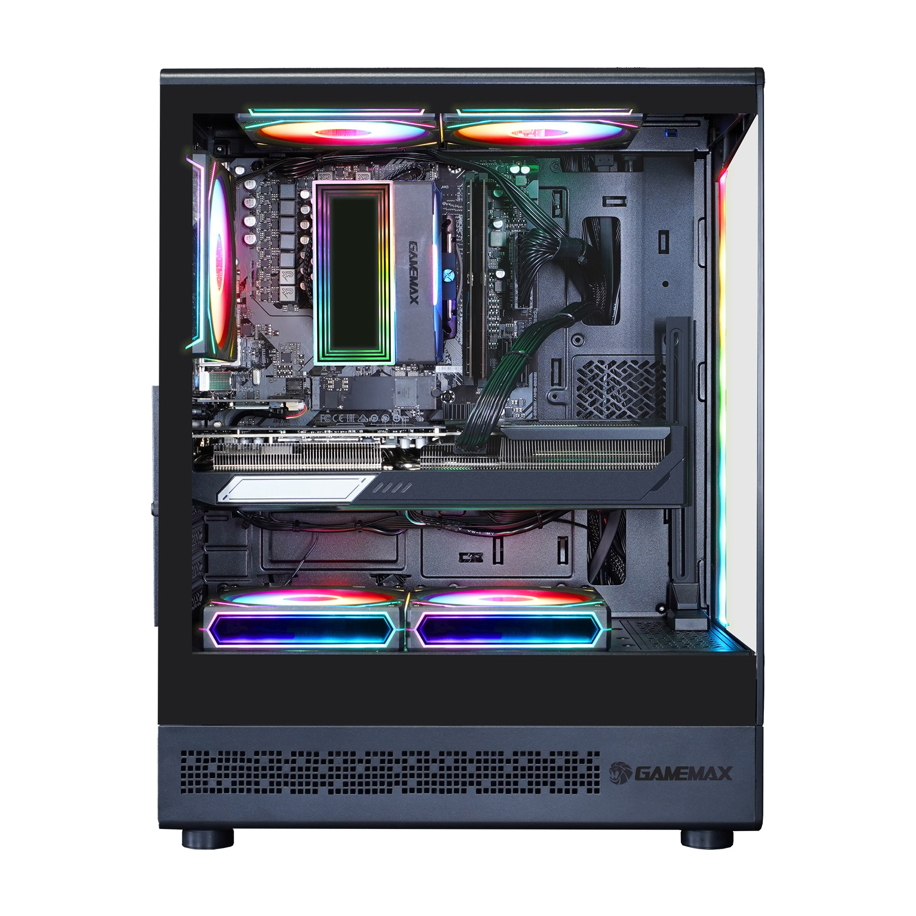 GAMEMAX Gaming-PC »VISTA COC AB 8042 AMD Ryzen 7 9700X 16GB DDR5 1TB SSD RX 9070 XT« Windows 11, DDR5 RAM