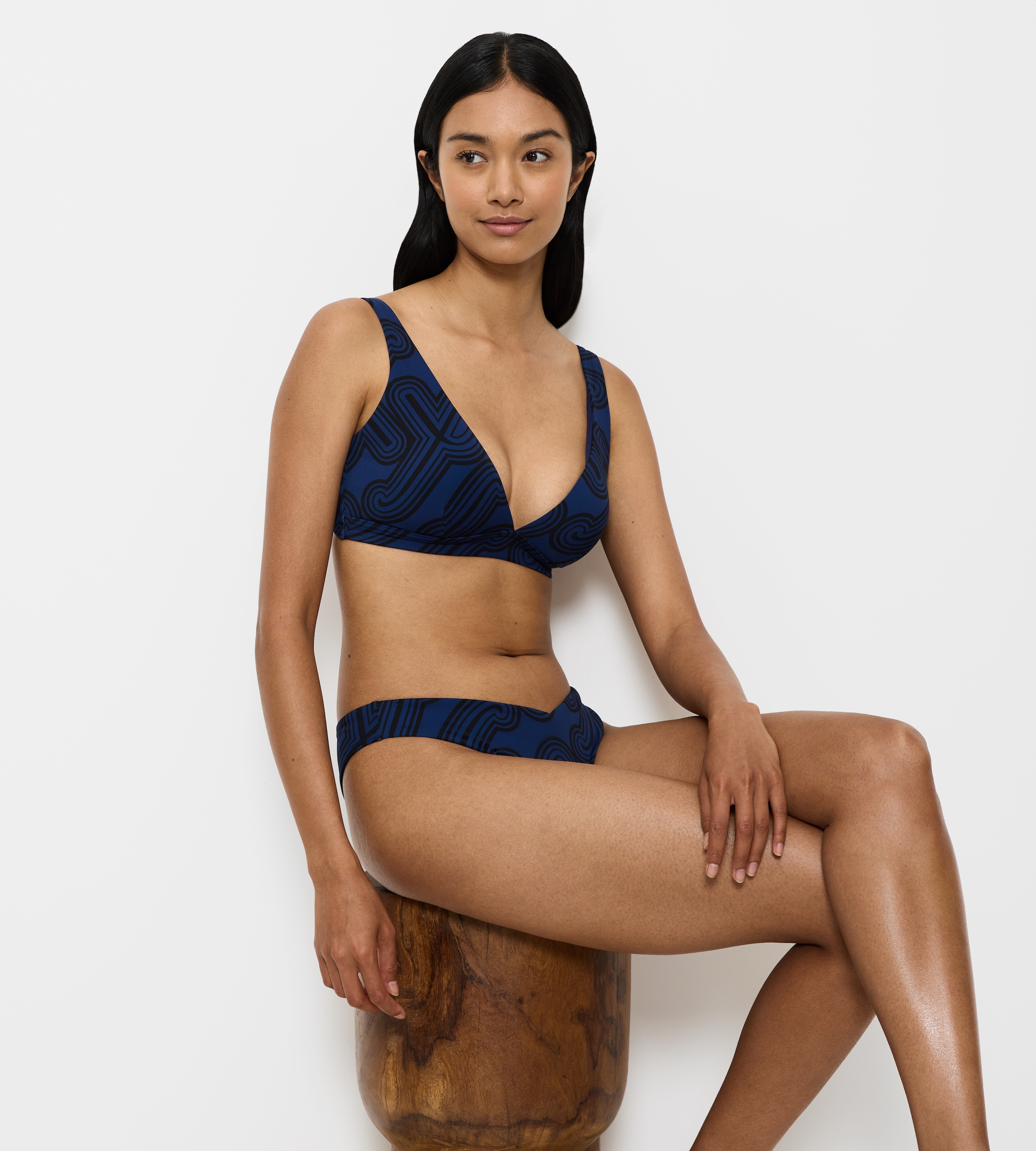 Triumph Bügel-Bikini-Top »Flex Smart Summer P Plunge pt«, weiches dehnbares Material