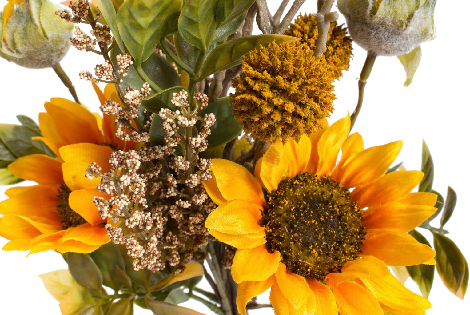 Botanic-Haus Künstliche Zimmerpflanze »Sonnenblumenstrauß im Glas«, (1 St.)  auf Raten bestellen