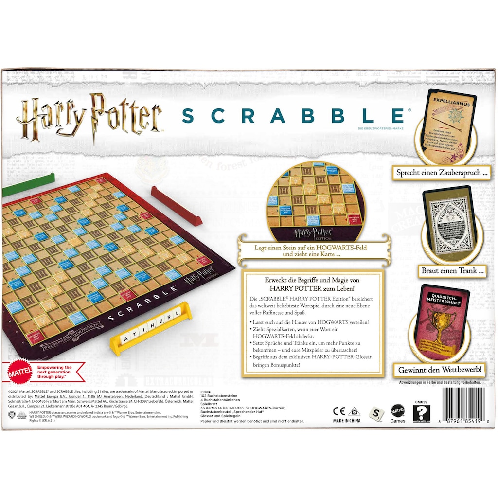Mattel games Spiel »Harry Potter Scrabble«