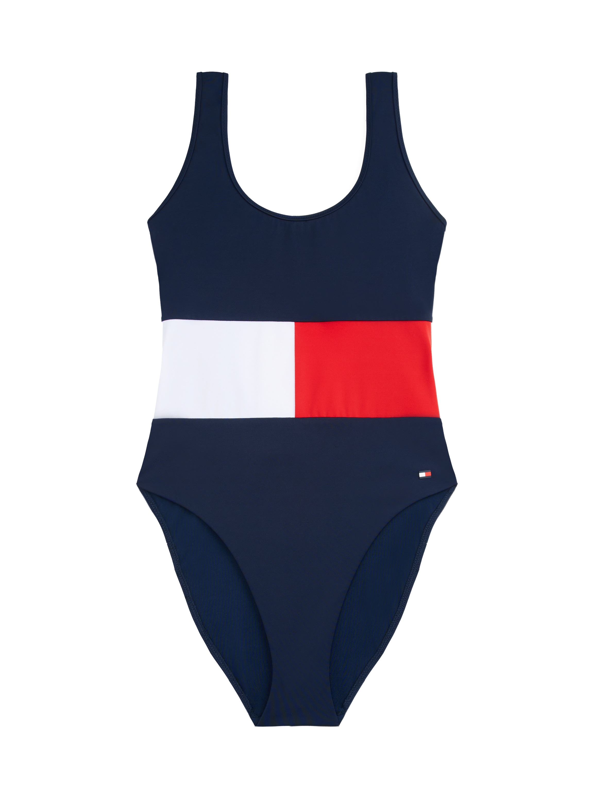 Tommy Hilfiger Swimwear Badeanzug »ONE PIECE (EXT SIZES)«, im Colorblock-Design