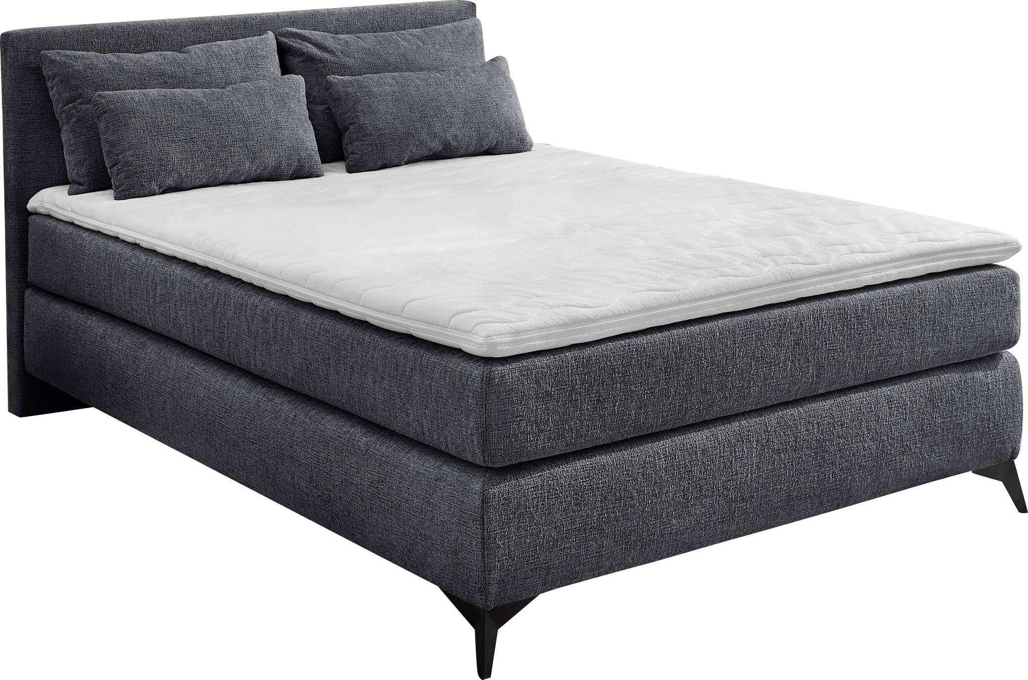 Jockenhöfer Gruppe Boxspringbett »Paulina, inkl. Topper und Kissen, Härtegrade wählbar«, 140x200 cm oder 180x200cm
