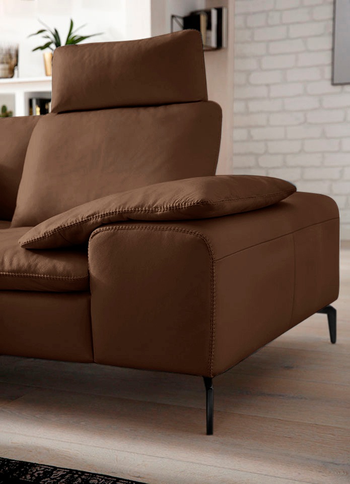 W.SCHILLIG Ecksofa »valentinoo, Designsofa, elegant und bequem, L-Form«, (Set), mit Sitztiefenverstellung, Breite 318 cm