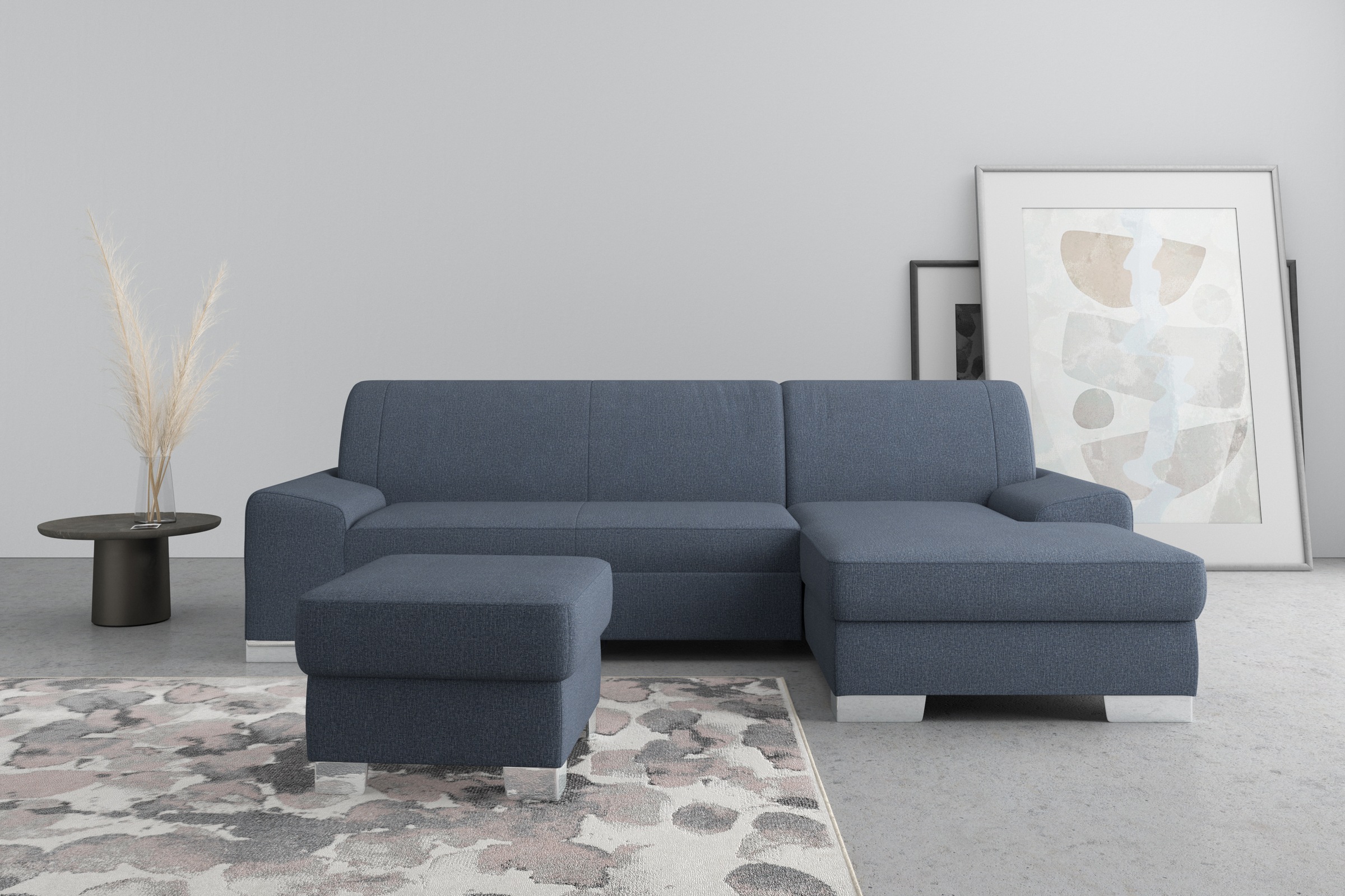 DOMO collection Ecksofa »Anzio L-Form, whlw. Bettfunktion, Federkern, hochw günstig online kaufen