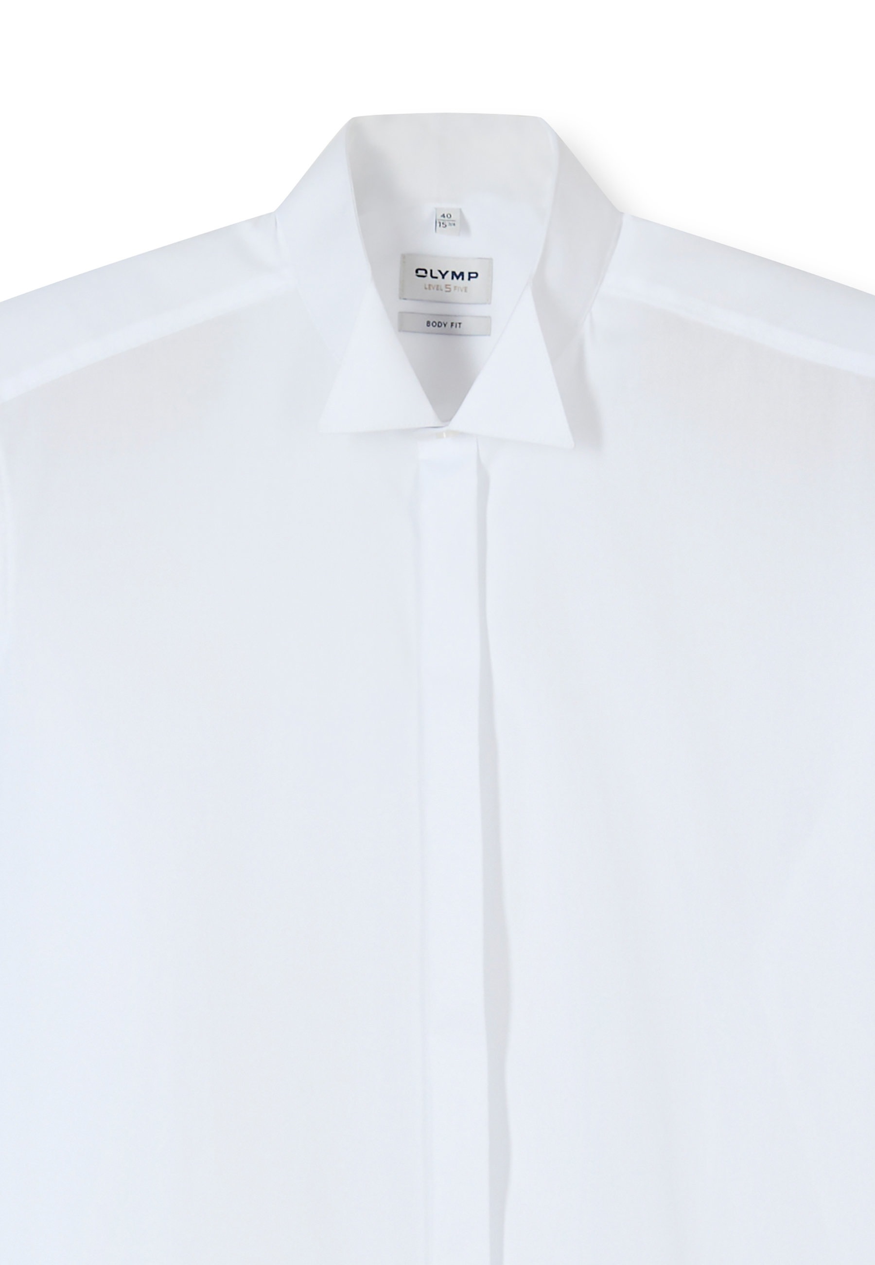 OLYMP Businesshemd »OLYMP Level Five Soirée, body fit, Hochzeitshemd, Kläppchen«