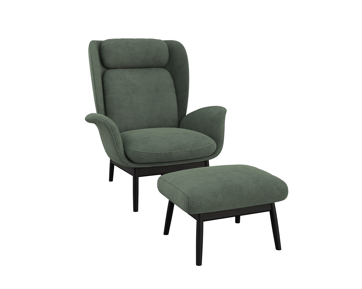 FLEXLUX Ohrensessel »Padova Scandic Design Sessel, erstklassiger Sitz- und günstig online kaufen