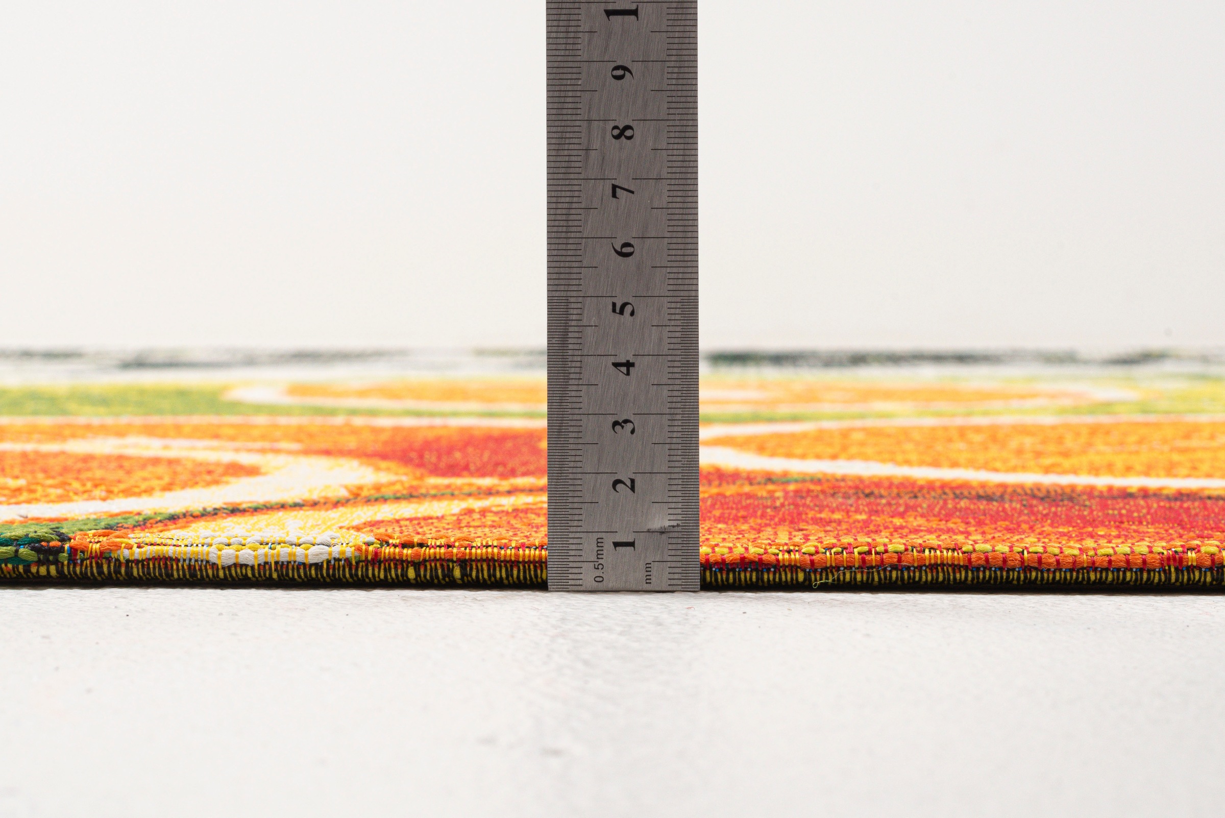 Sansibar Teppich »Rantum Beach 002«, rechteckig, 5 mm Höhe, Flachgewebe, modernes Sommer Design, In- und Outdoor geeignet