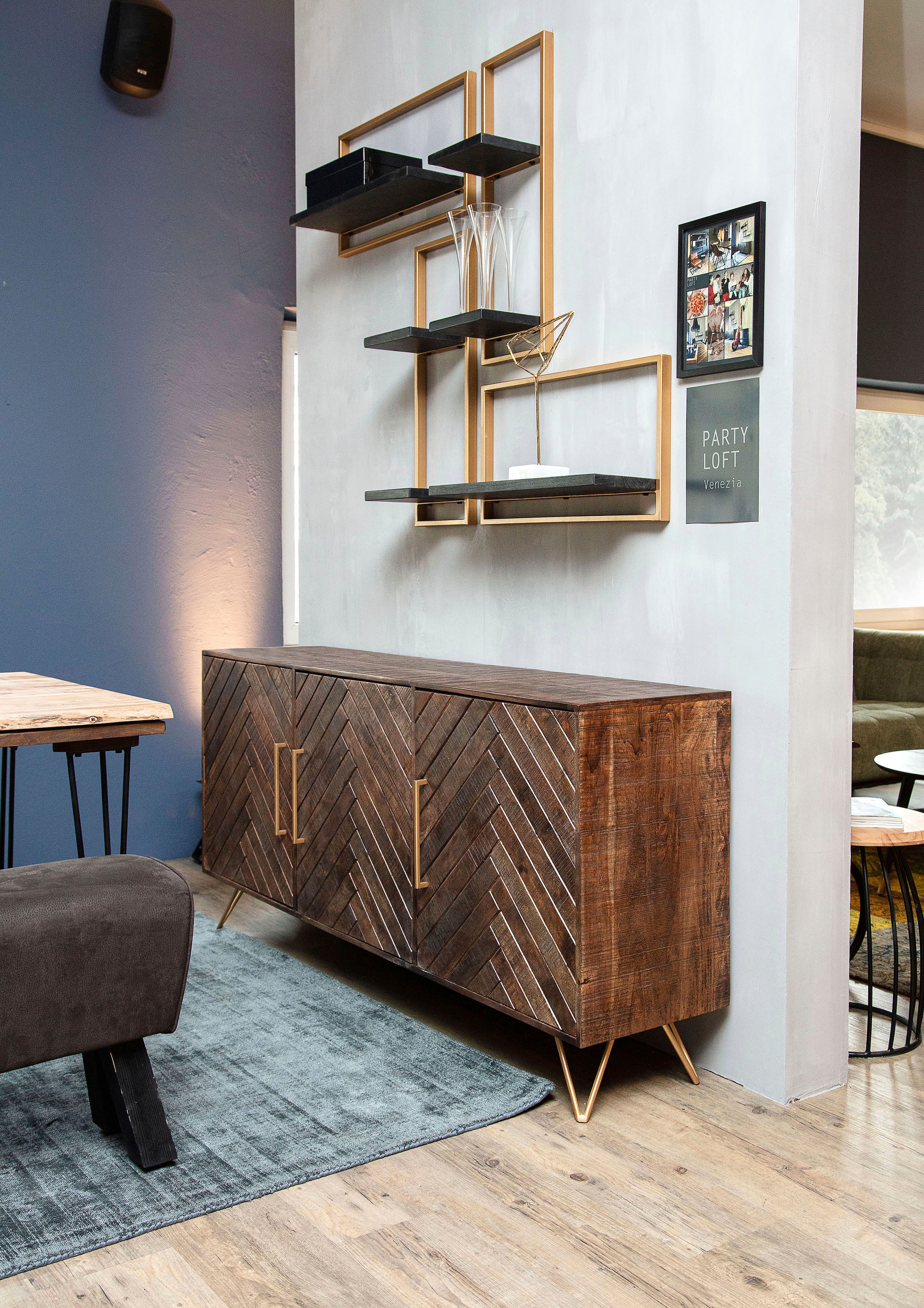 Gutmann Factory Sideboard »Herringbone«, Kommode, Breite 167 cm