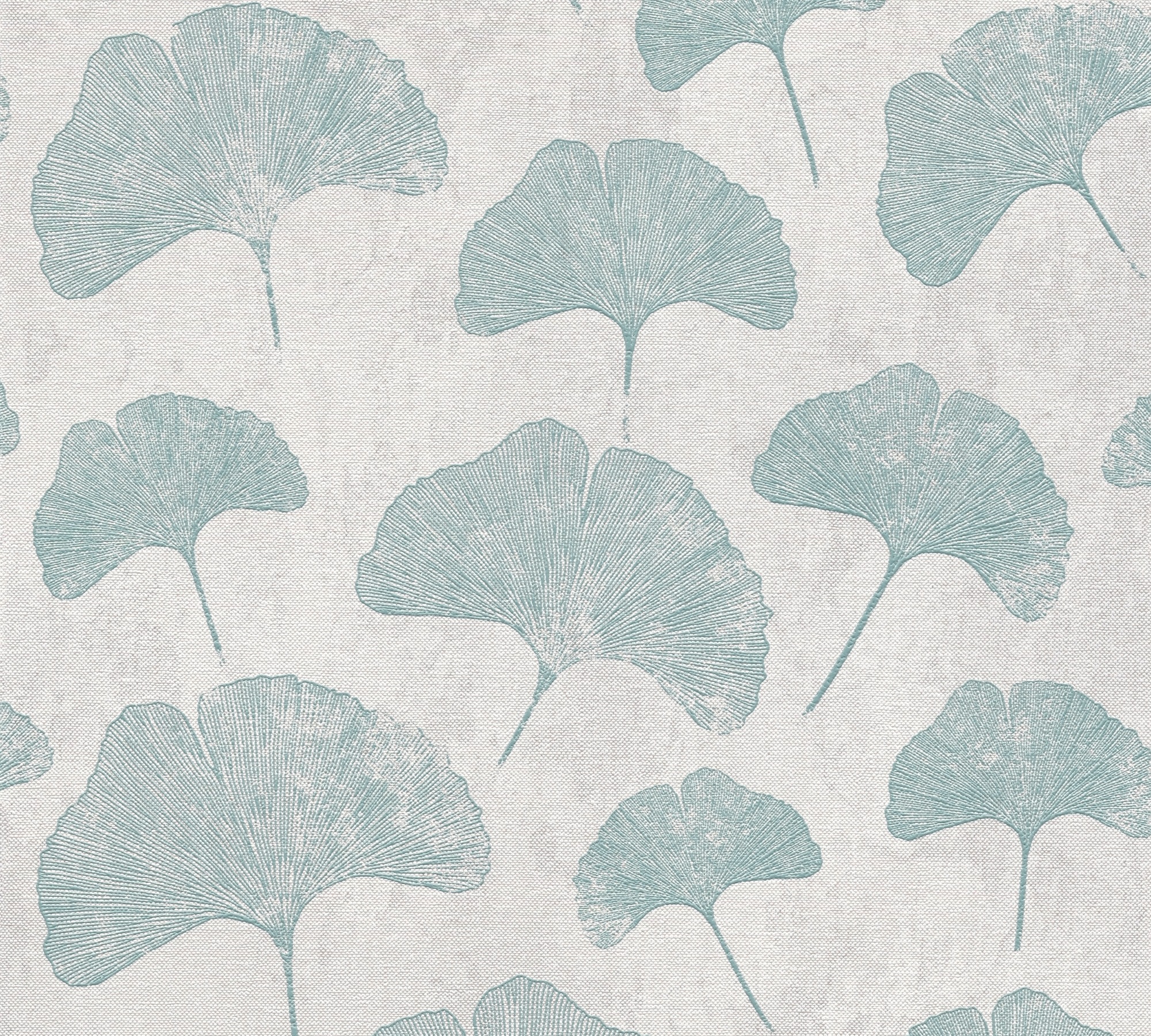 A.S. Création Vliestapete »Ginko Blatt Tapete«, matt-gemustert-neutral, Tapete Floral Blättertapete Tapeten Wohnzimmer Schlafzimmer Küche Flur