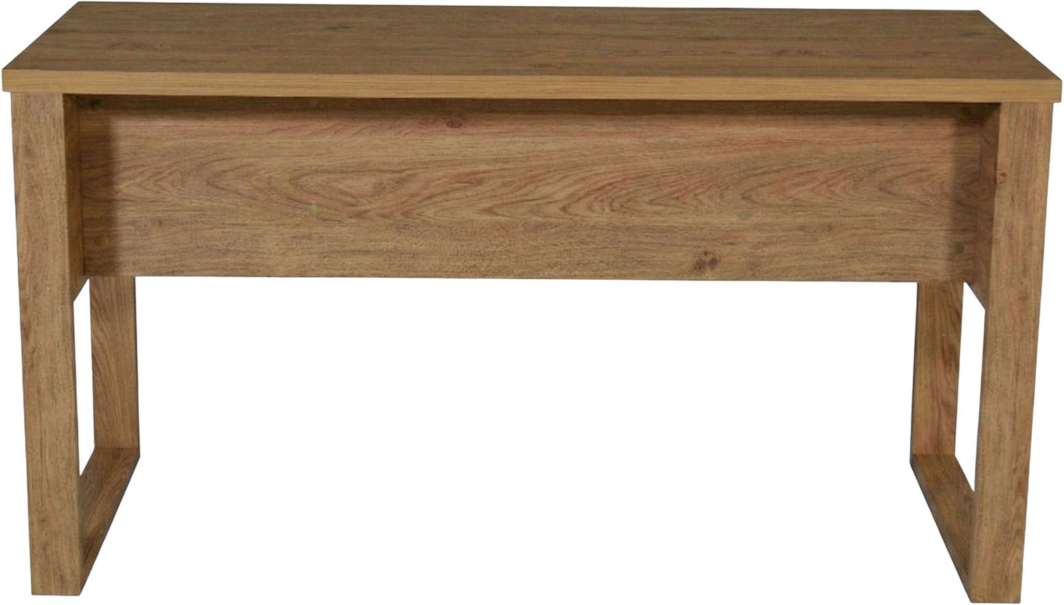 Jahnke Schreibtisch »RIVA D 140« Schreibtisch,Stauraum,2 Türen, Metallgriffe,Eiche-Optik,Breite:140 cm