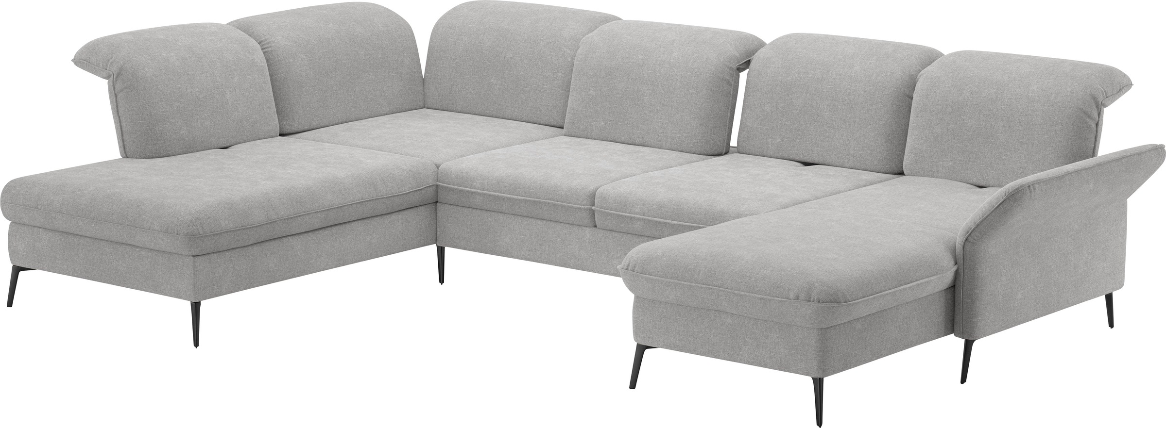 sit&more Wohnlandschaft »Emely«, mit Sitztiefenverstellung optional mit Bettfunktion und Bettkasten