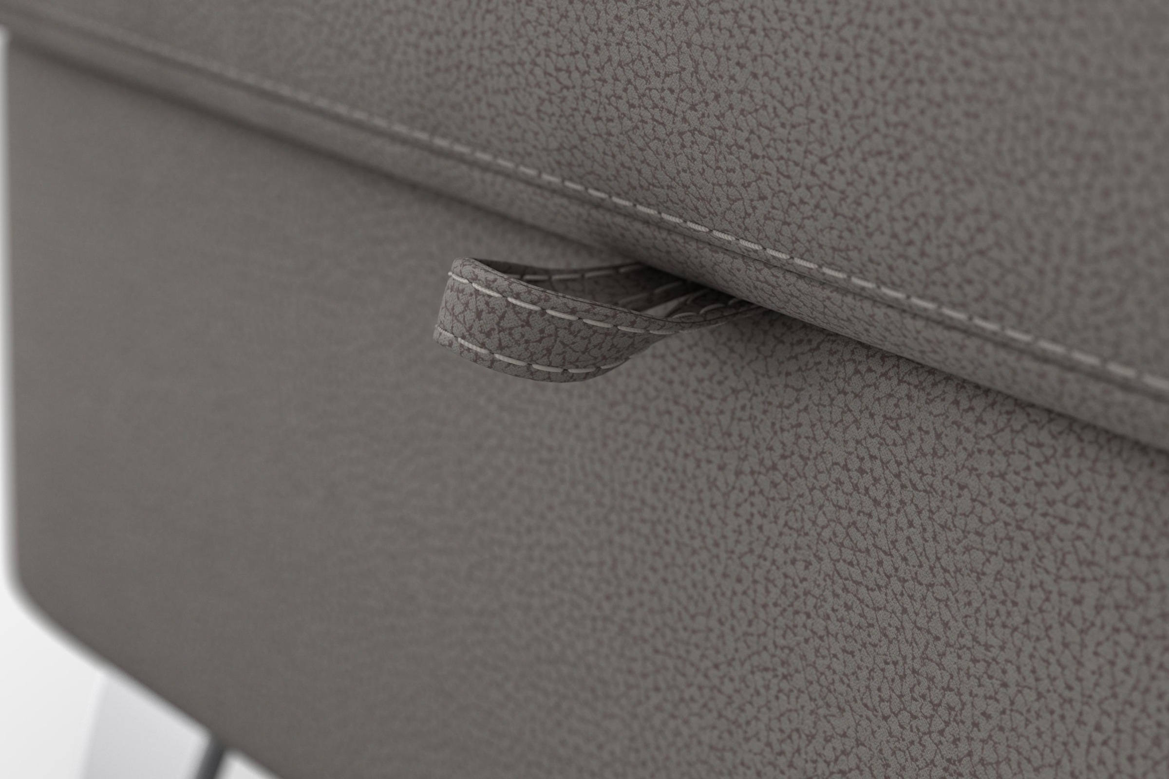 sit&more Ecksofa »Vincenzo L-Form«, inklusive Kopfteilverstellung, wahlweise mit Bettfunktion, Bettkasten