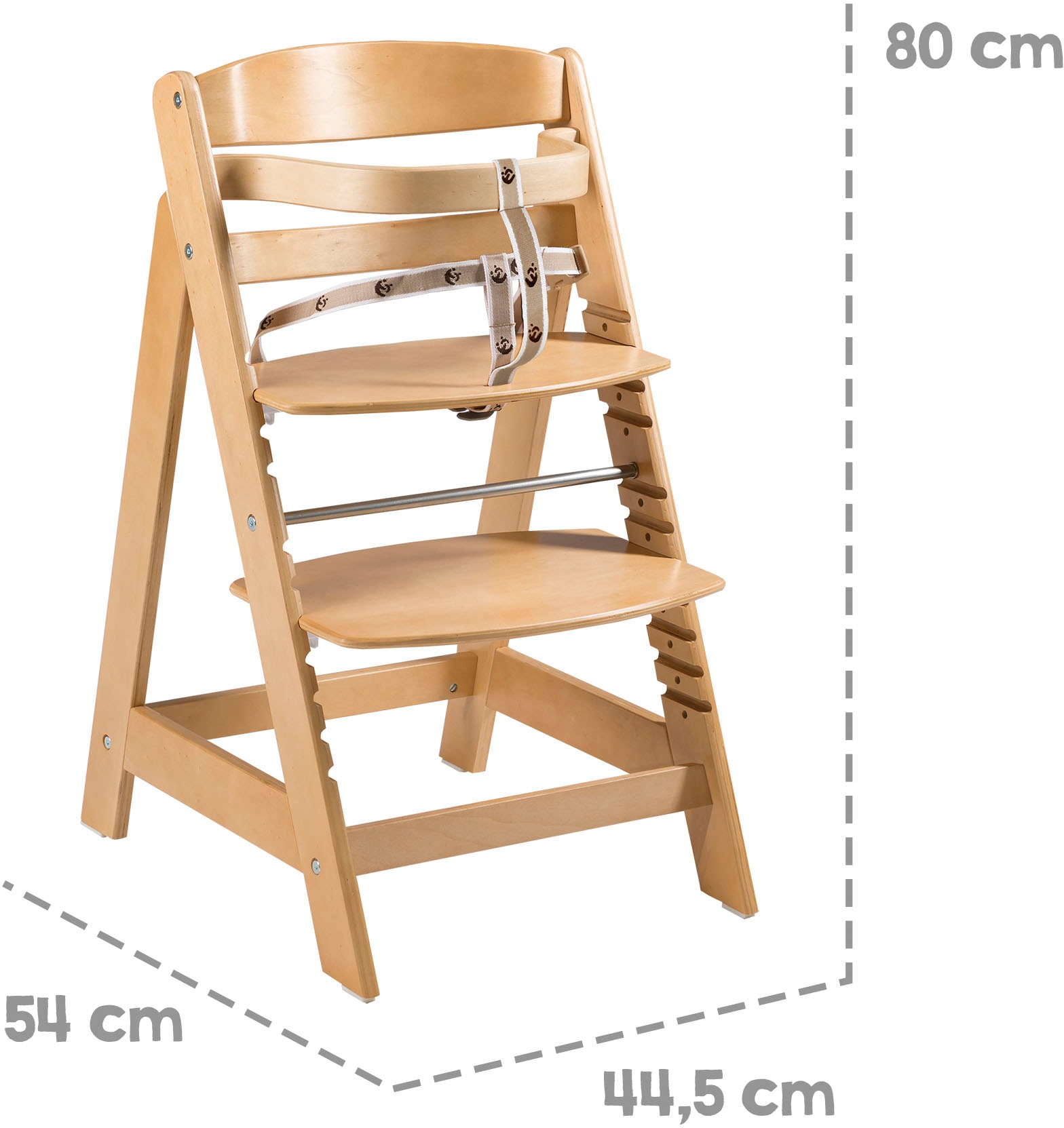 Raten auf aus kaufen Sit »Treppenhochstuhl Hochstuhl Click, Holz natur«, Up roba®